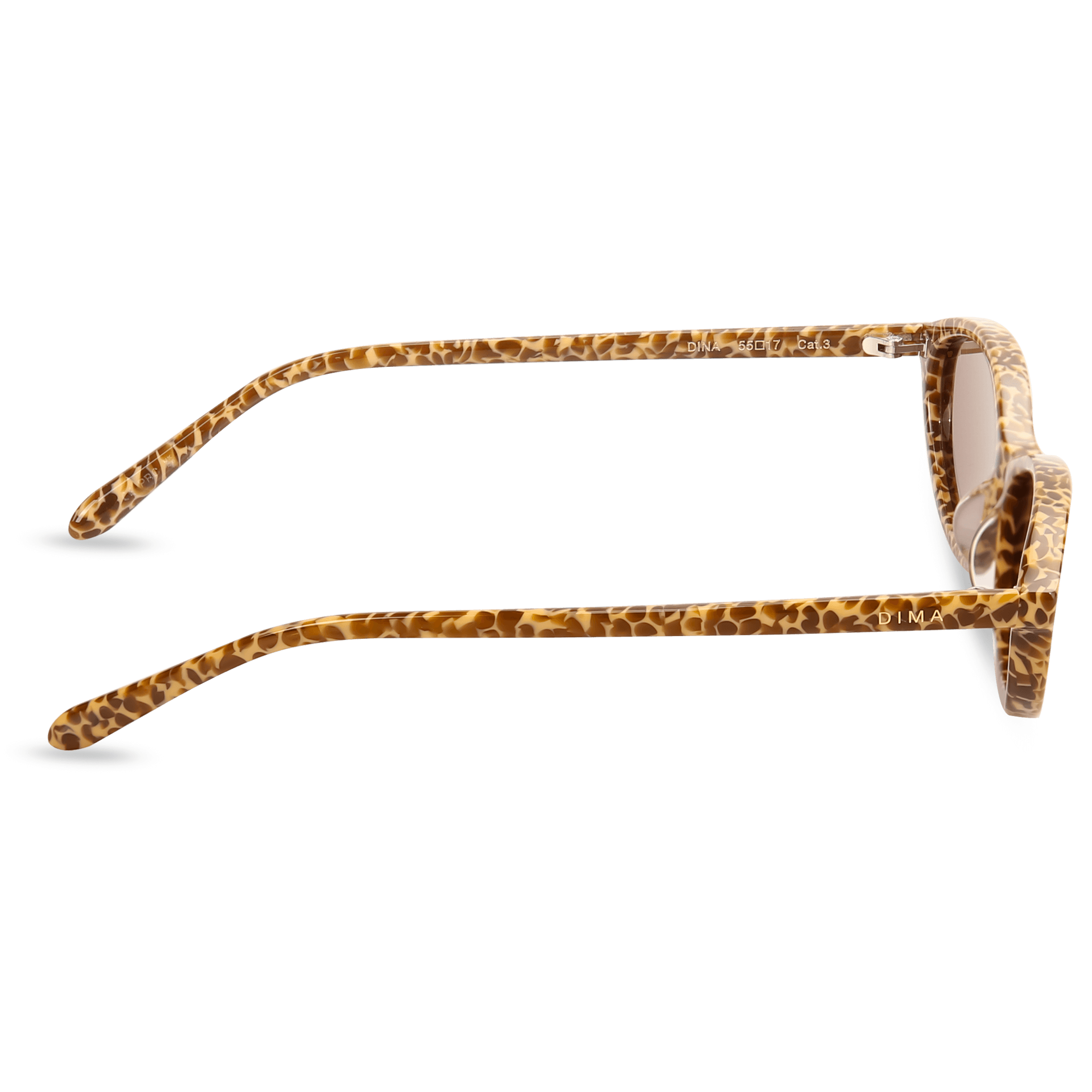 dima sunglass dina brown blocks frame brown lens 3