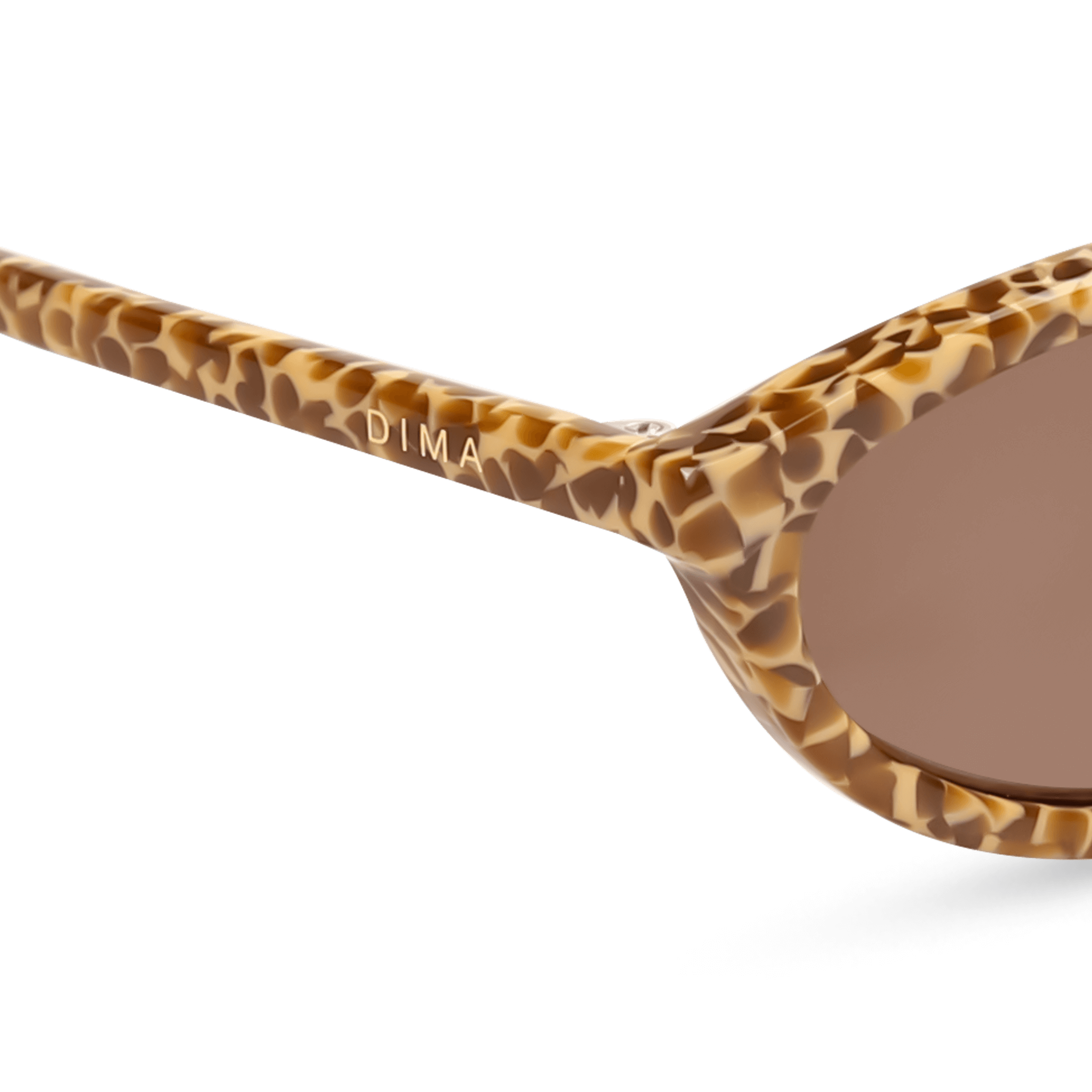 dima sunglass dina brown blocks frame brown lens 4