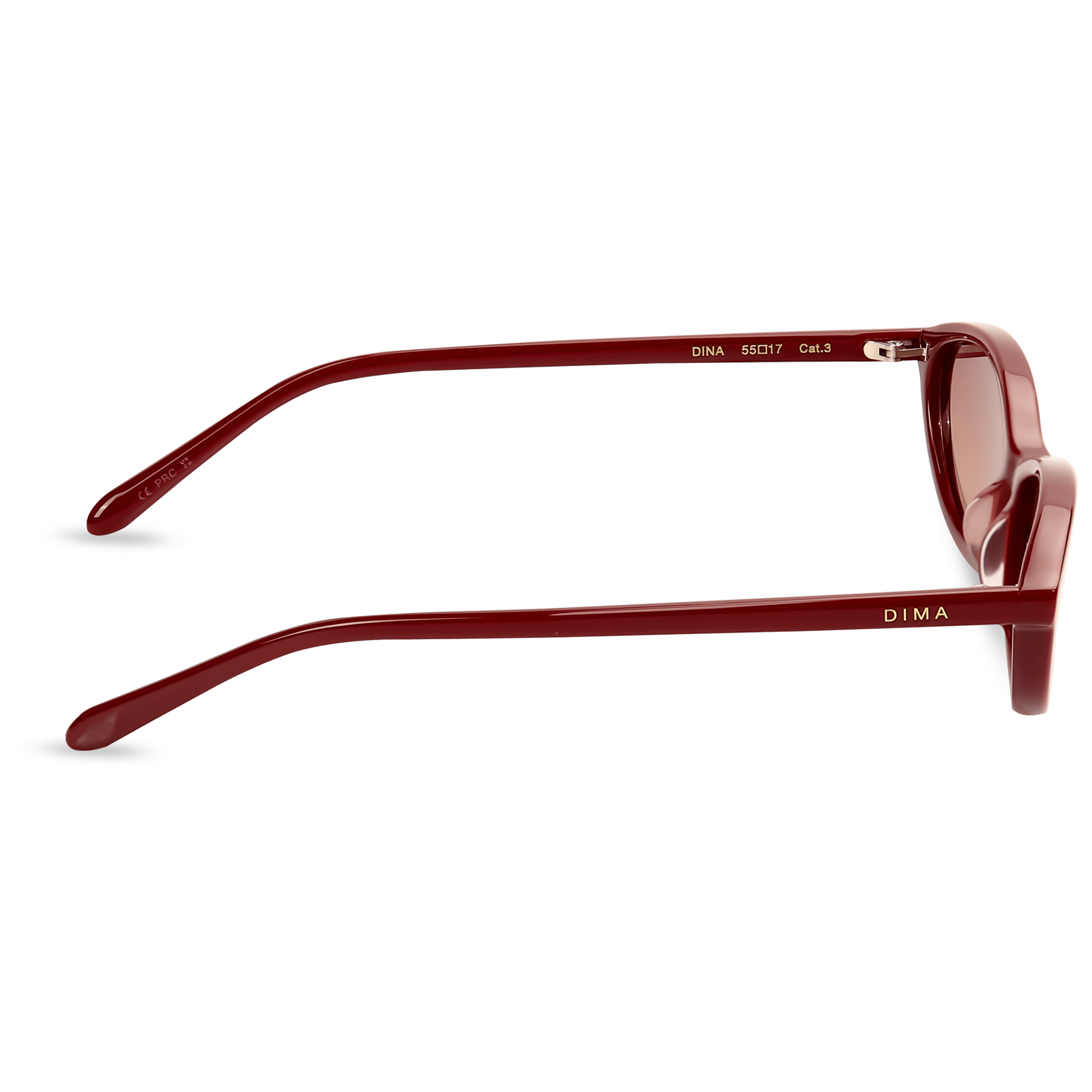 dima sunglass dina burgundy frame wine Gradient Lens 3