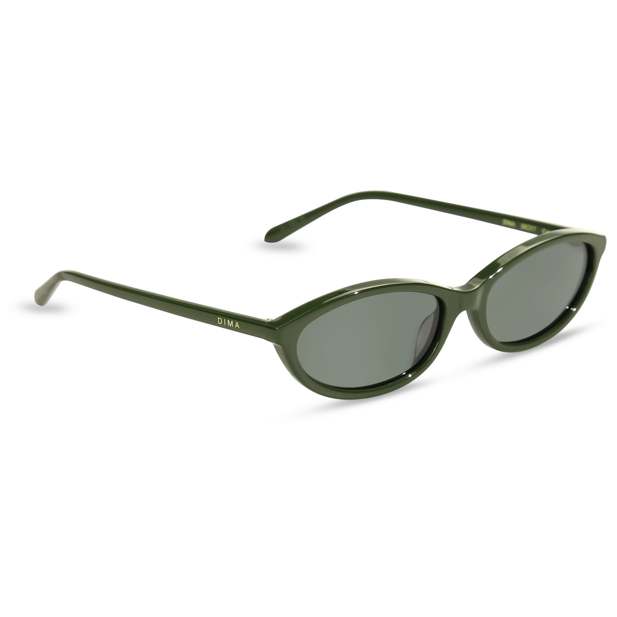 dima sunglass dina dark green frame green lens 2