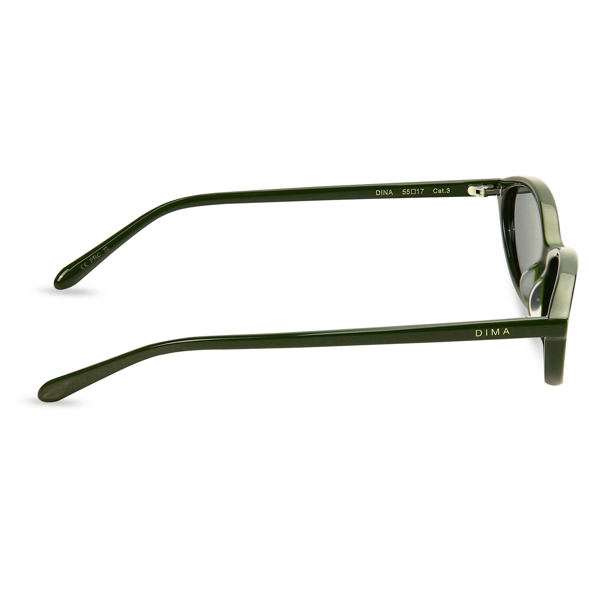 dima sunglass dina dark green frame green lens 3