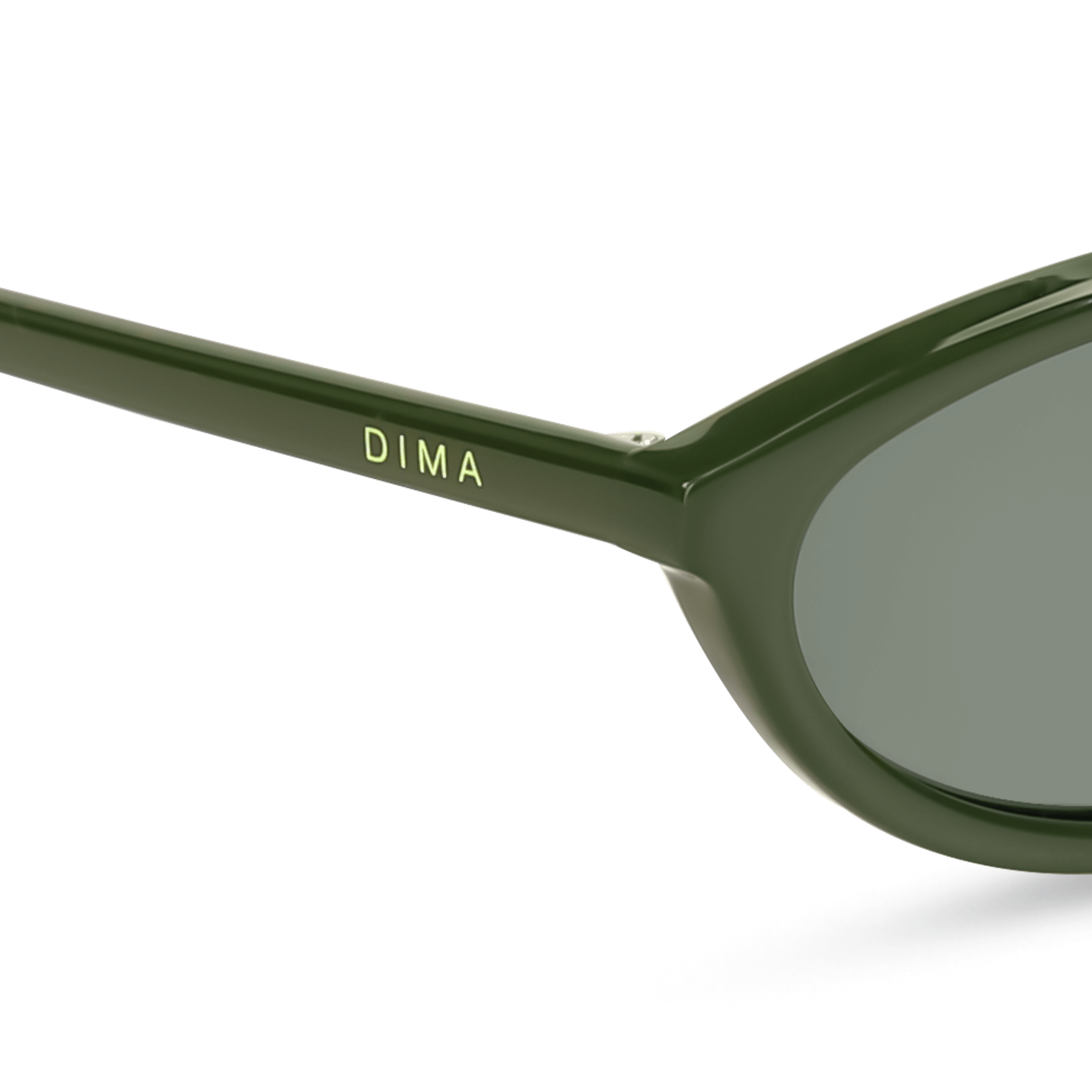dima sunglass dina dark green frame green lens 4
