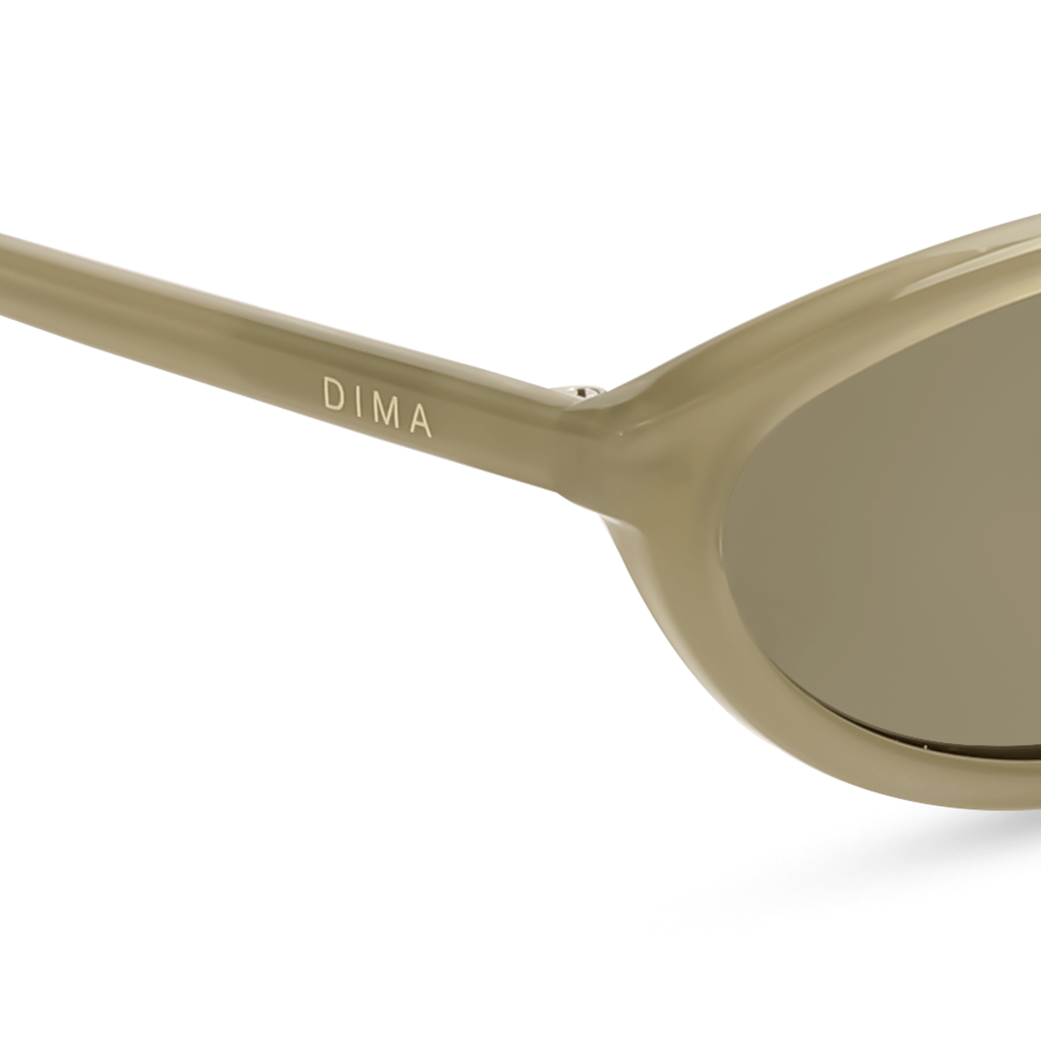 dima sunglass dina milky light olive frame olive lens 4