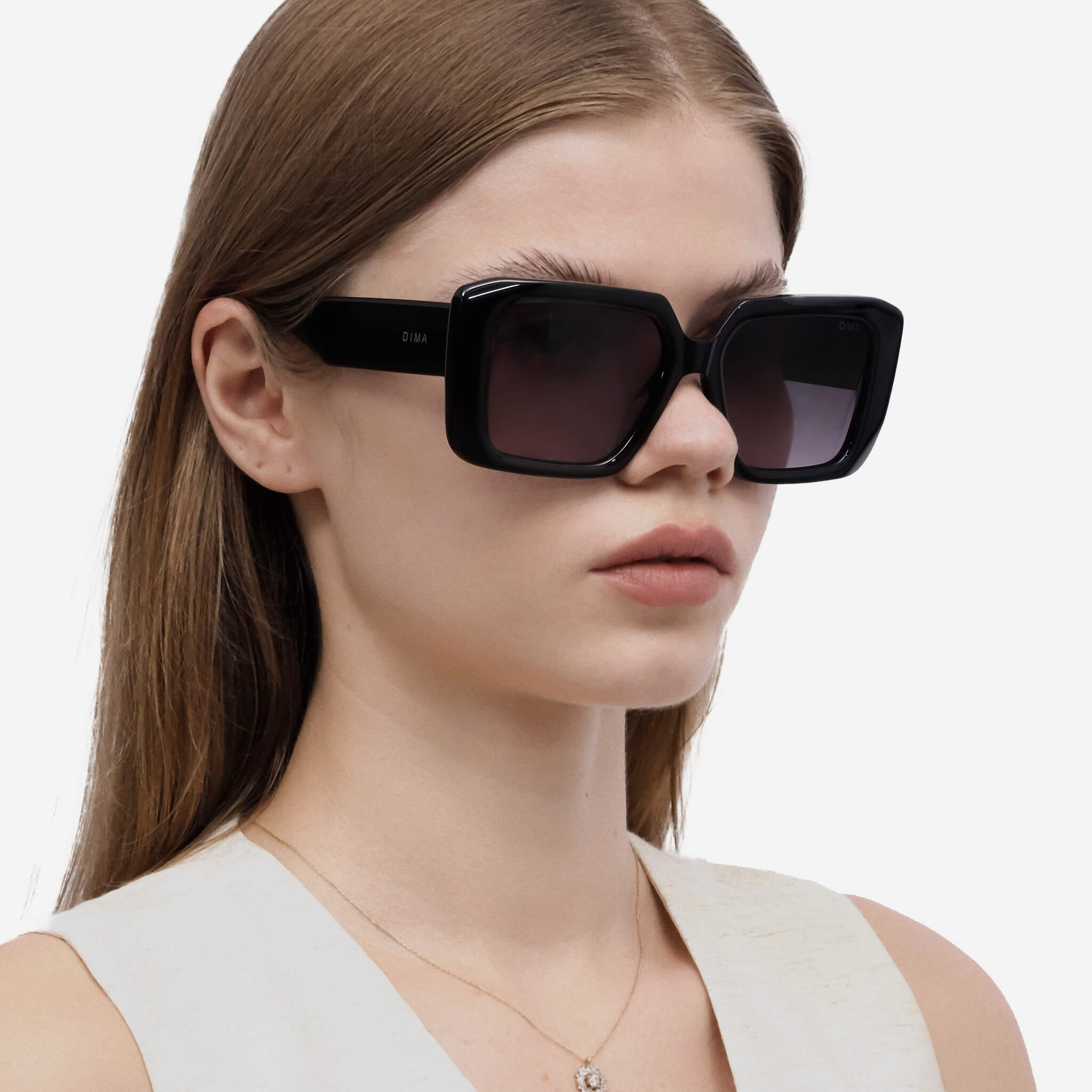 dima sunglass ember black frame grey gradient lens model 2