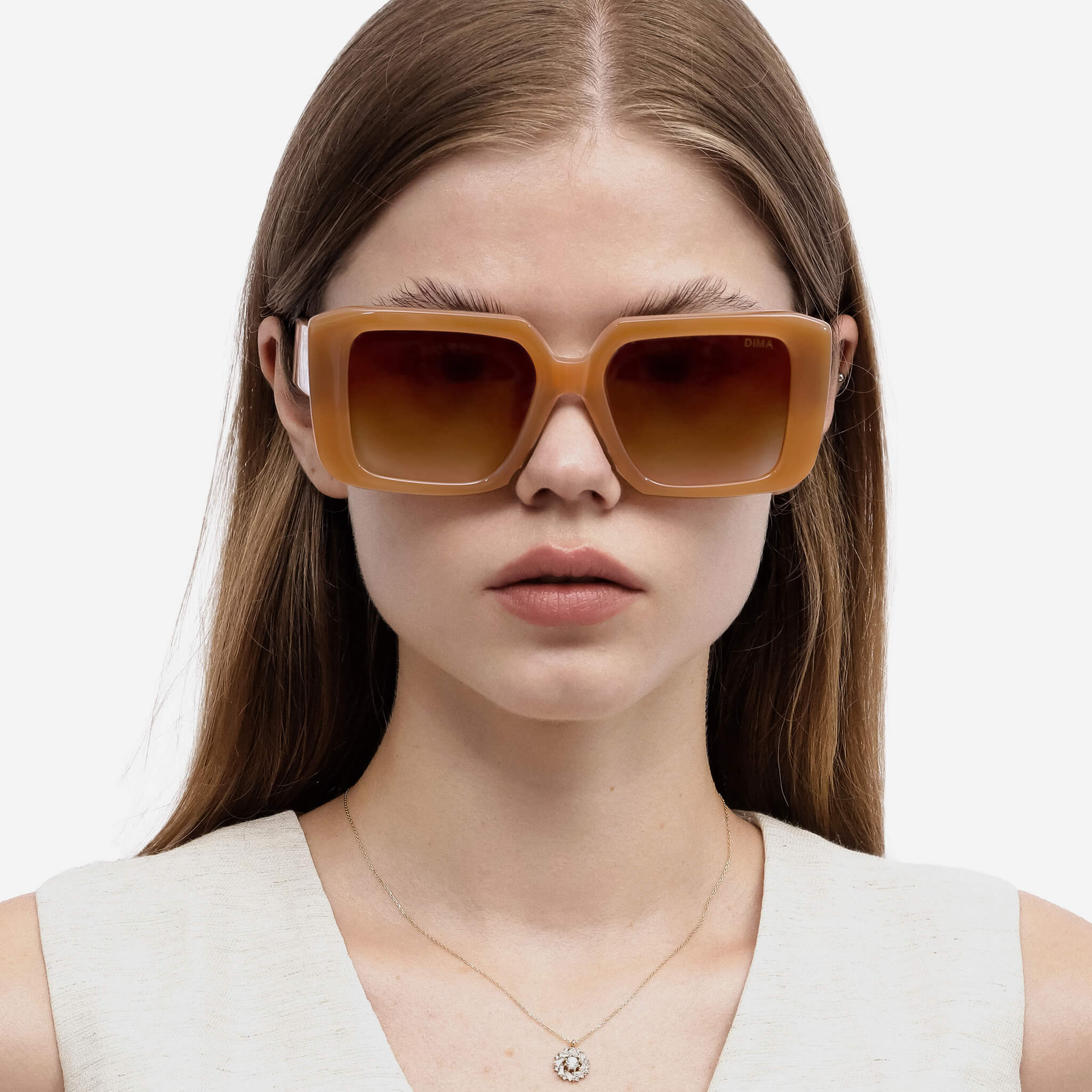 dima sunglass ember honey frame brown lens model 1