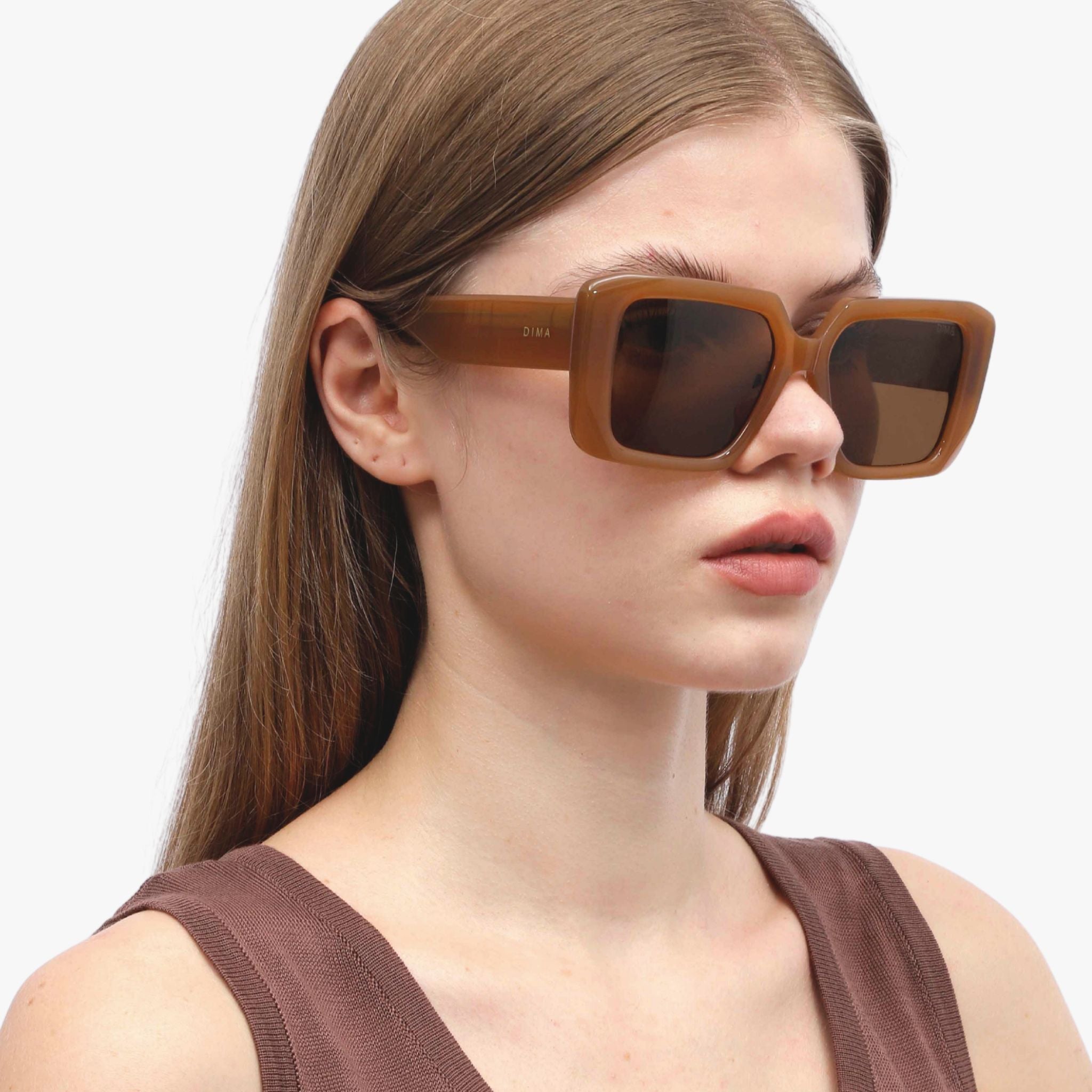 dima sunglass ember honey frame brown lens model 2