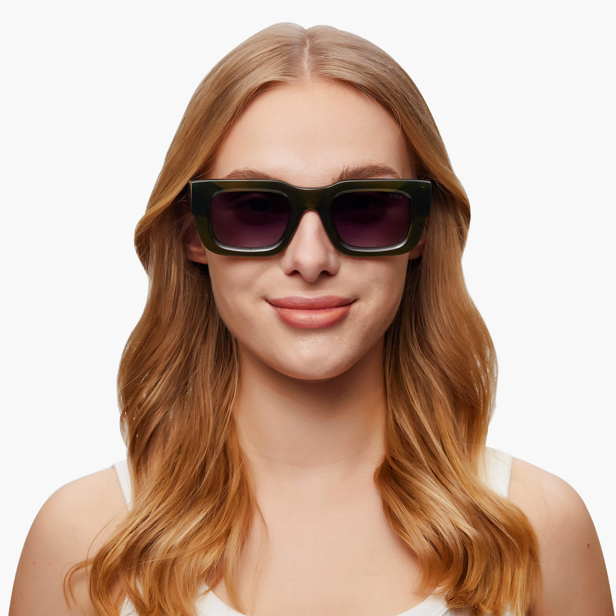 dima sunglass ever green frame grey gradient lens model 1