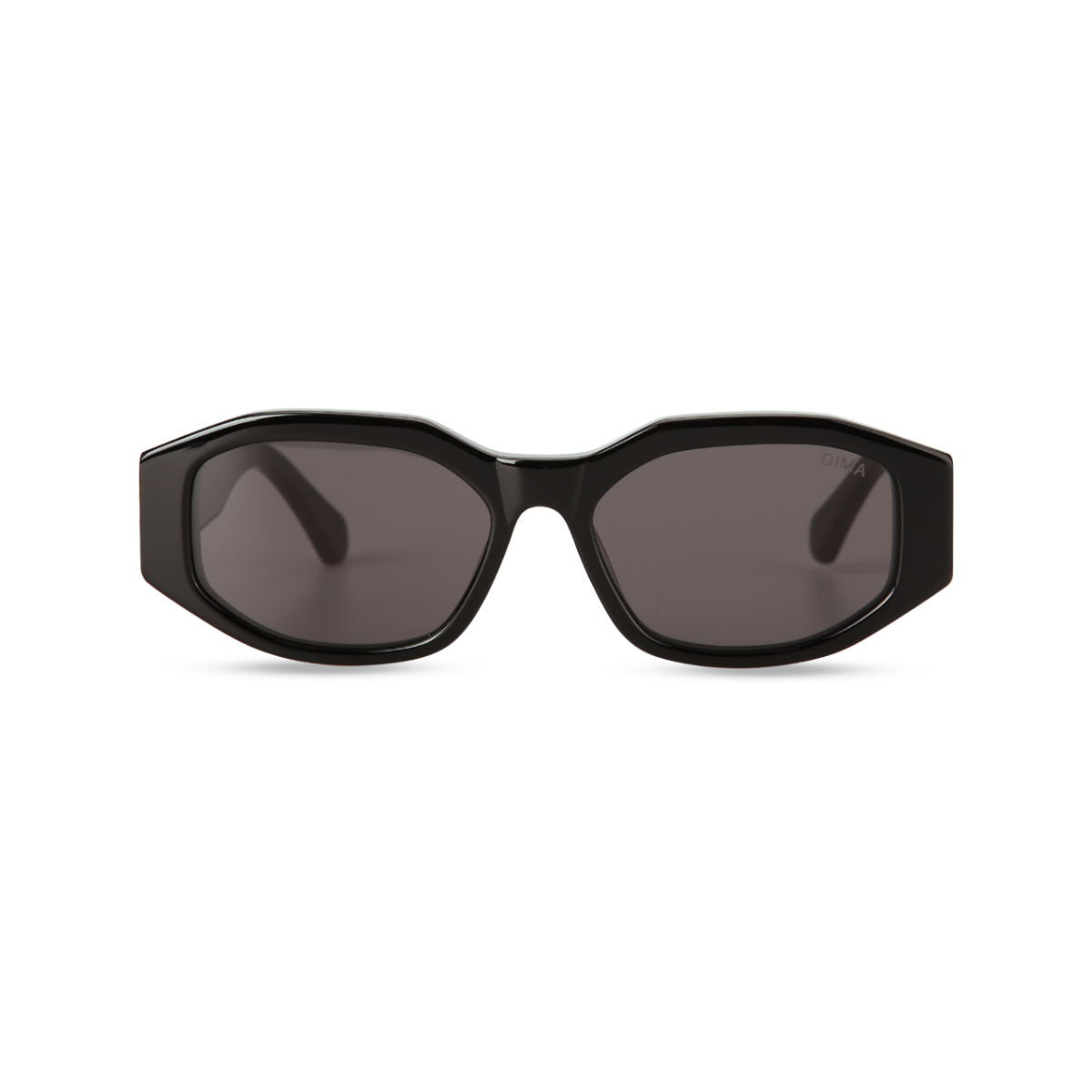 dima sunglass fleur black frame grey lens 1