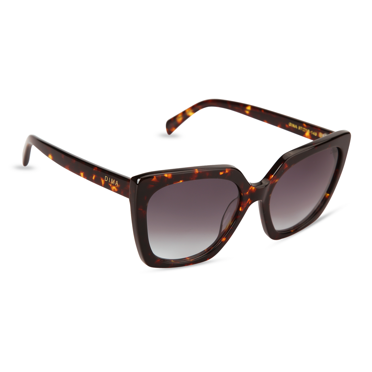 dima sunglass gina dark tortoise frame grey gradient lens 2