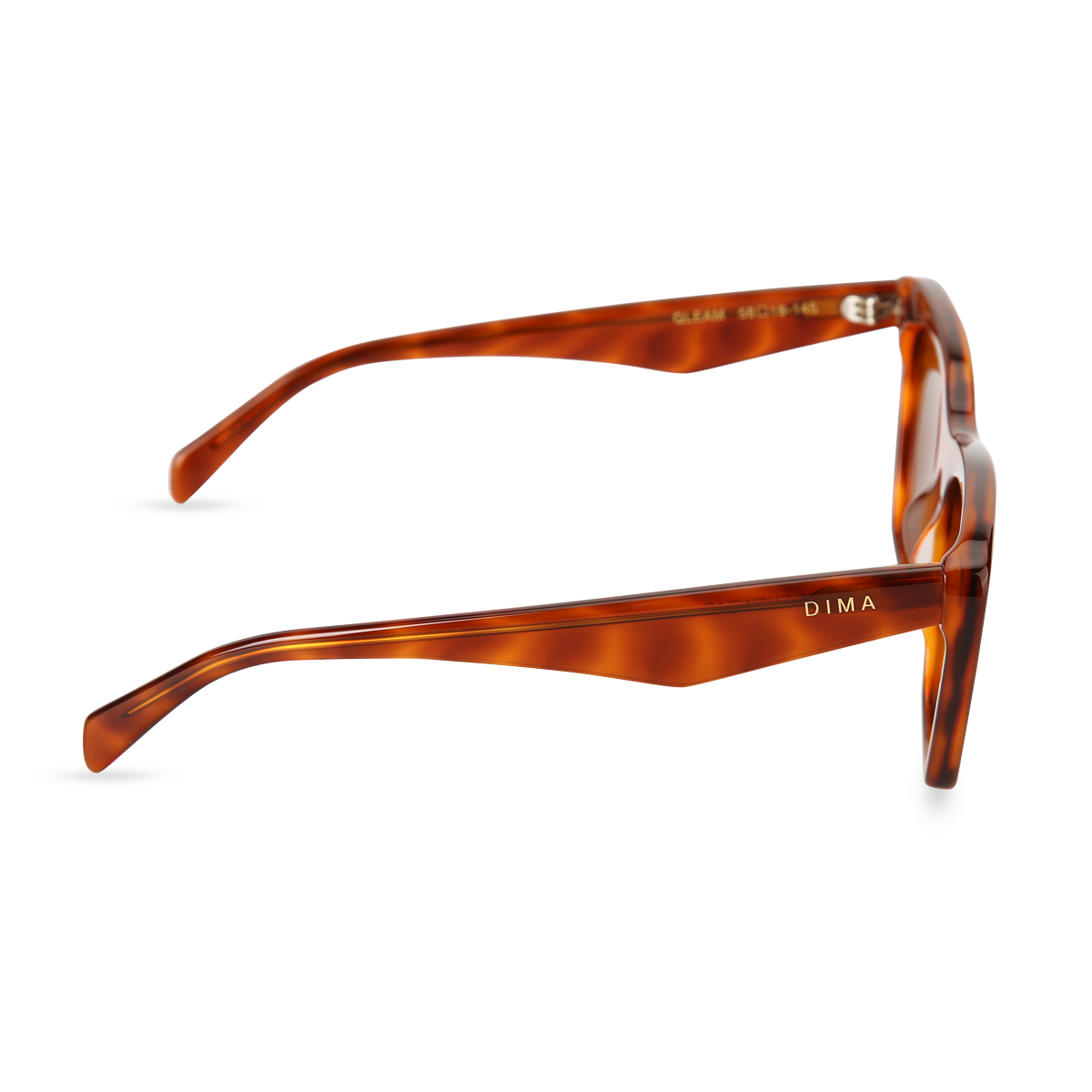 dima sunglass gleam amber tortoise frame brown lens 3