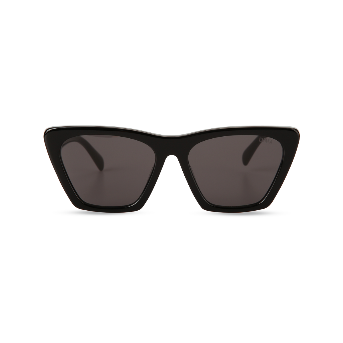 dima sunglass gleam black frame grey lens 1