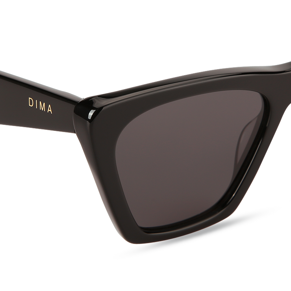 dima sunglass gleam black frame grey lens 4
