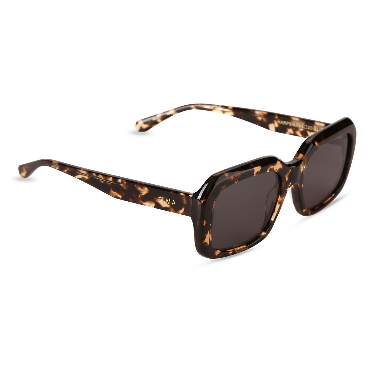 dima sunglass harper blonde tortoise frame grey lens 2