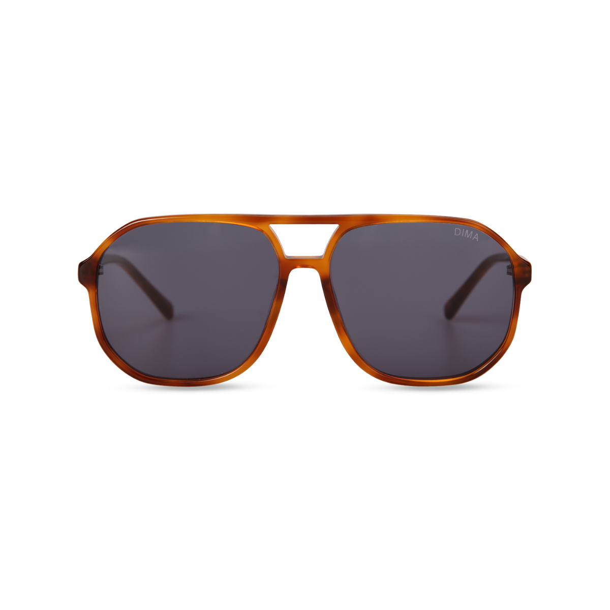 dima sunglass kiki amber tortoise frame vintage blue lens 1