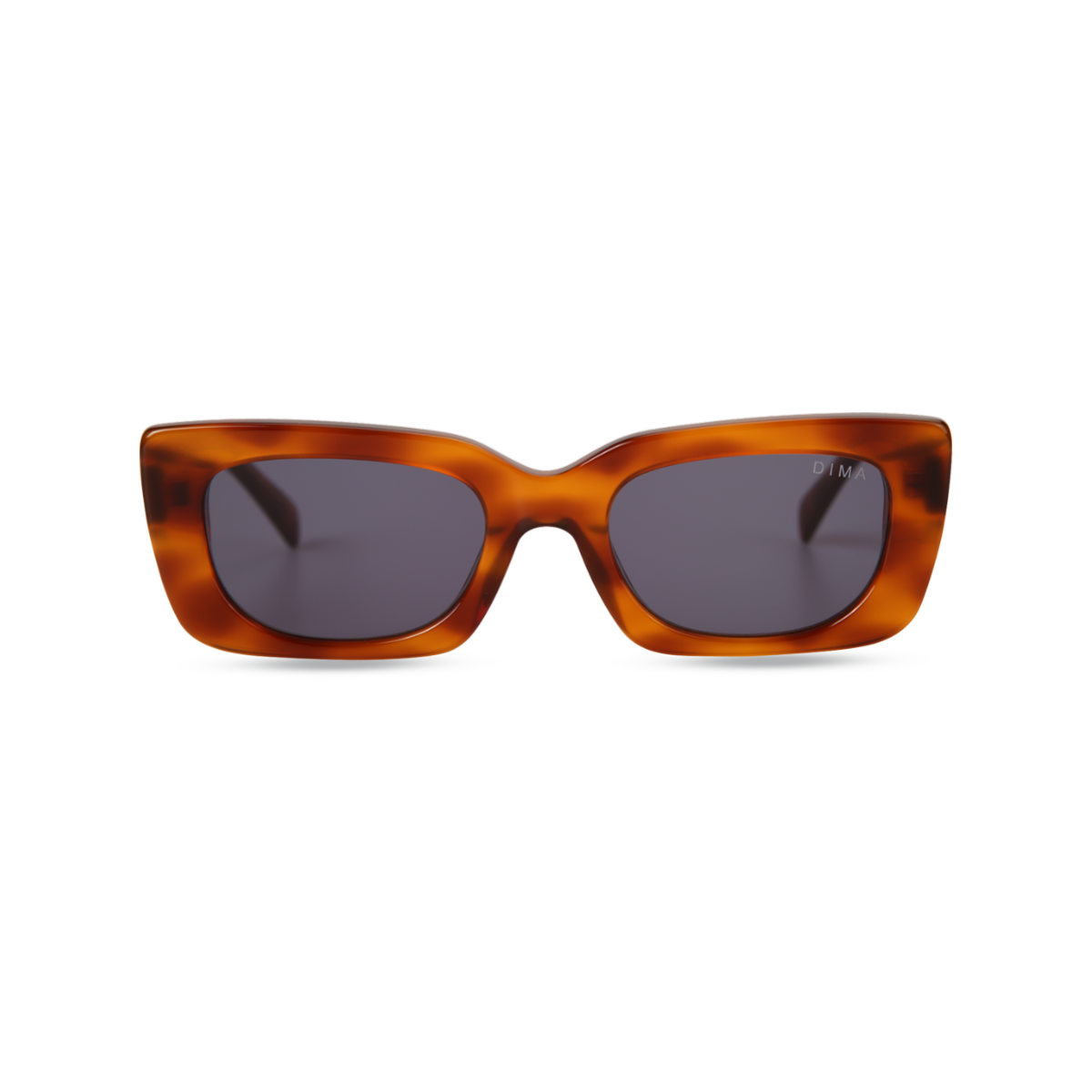 dima sunglass lola amber tortoise frame dark blue lens 1