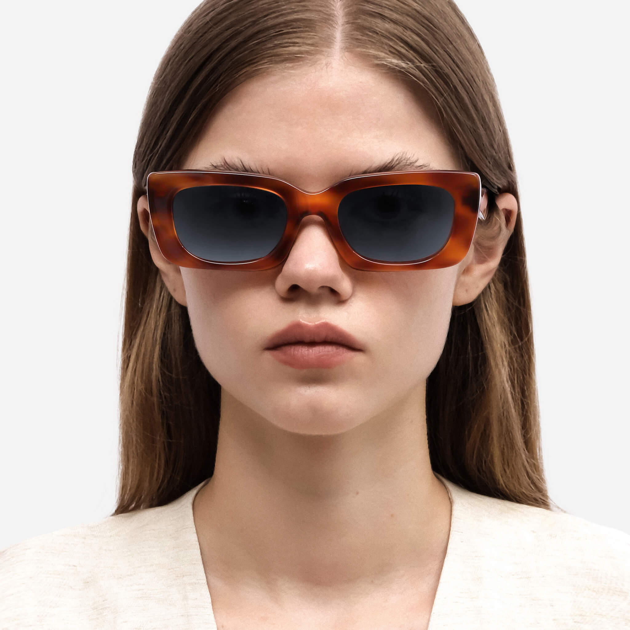 dima sunglass lola amber tortoise frame dark blue lens model 1