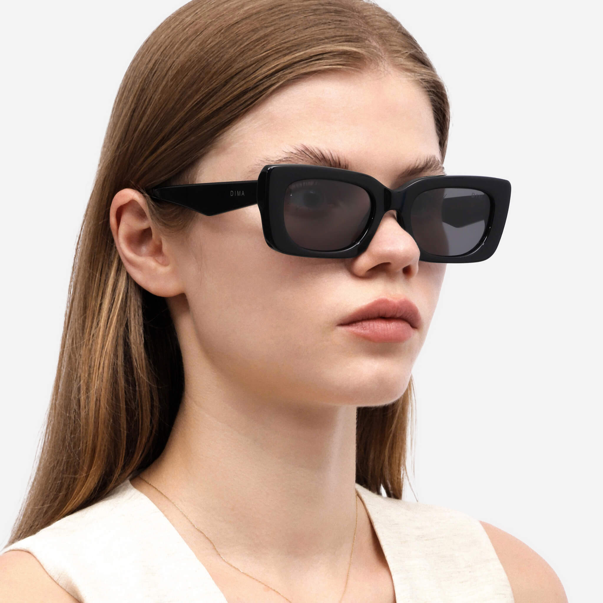 dima sunglass lola black frame grey lens model 2