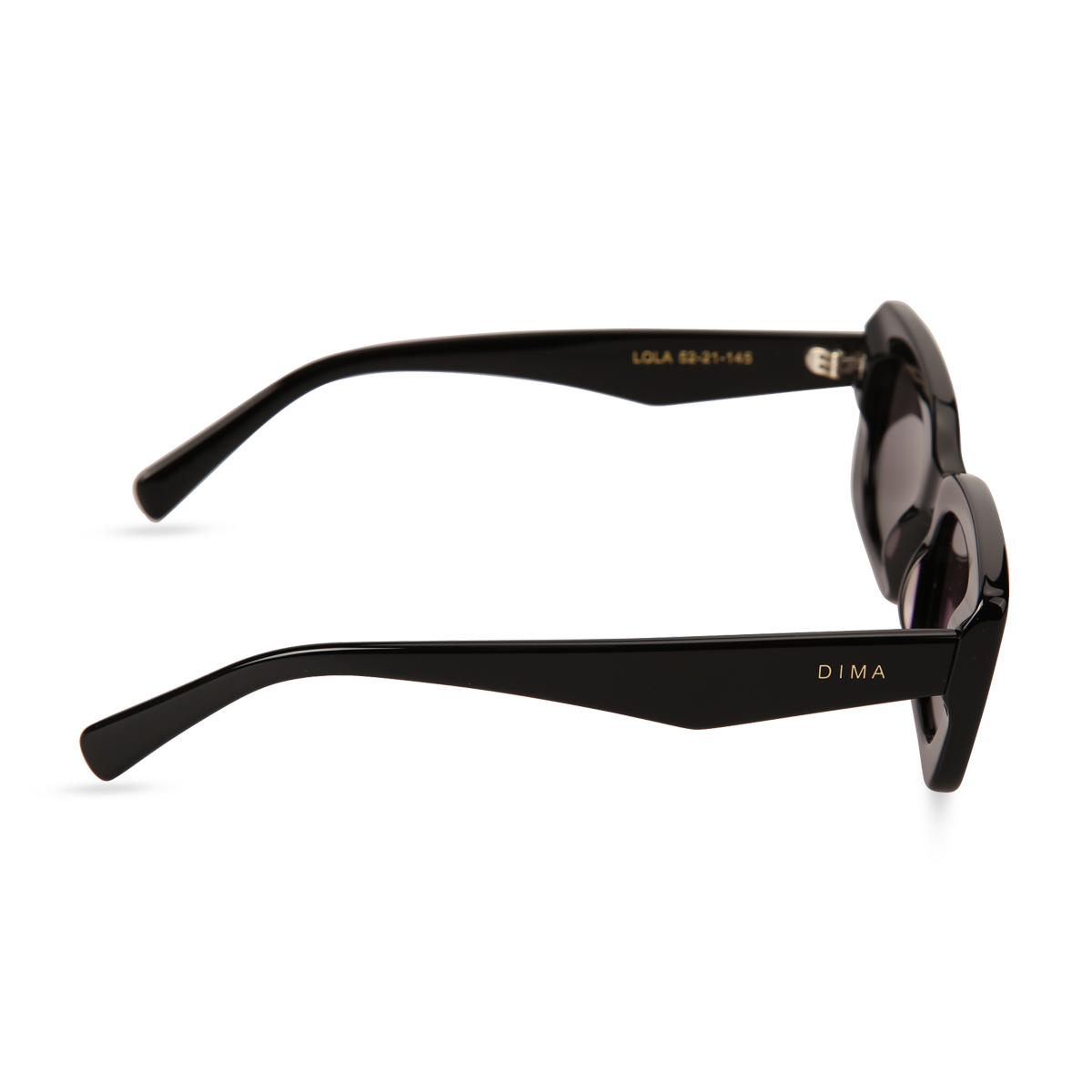 dima sunglass lola black frame grey lens 3