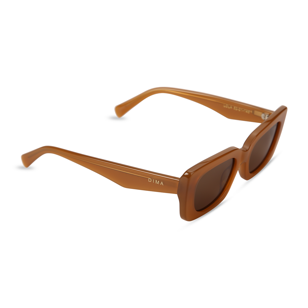 dima sunglass lola honey frame brown lens 2