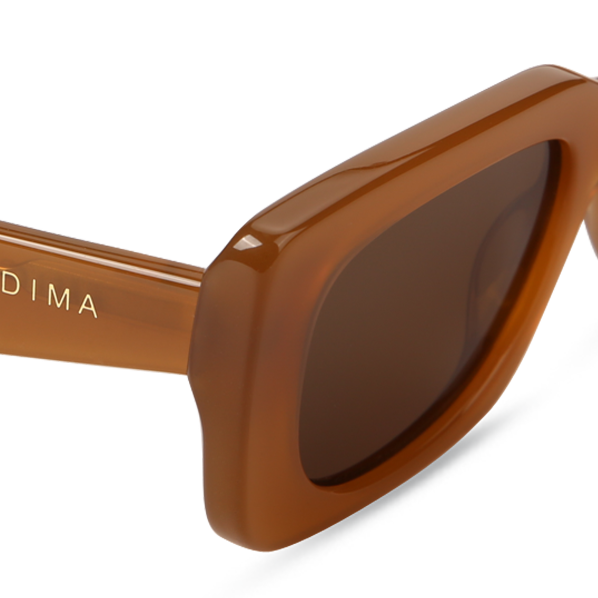 dima sunglass lola honey frame brown lens 4