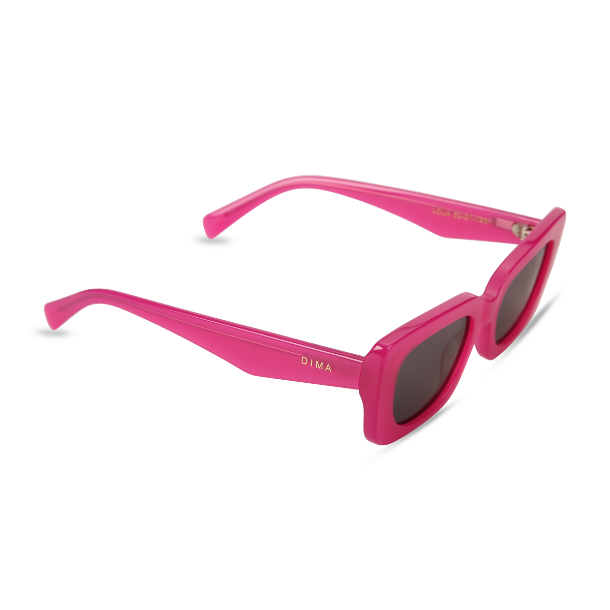 dima sunglass lola rose frame grey lens 2