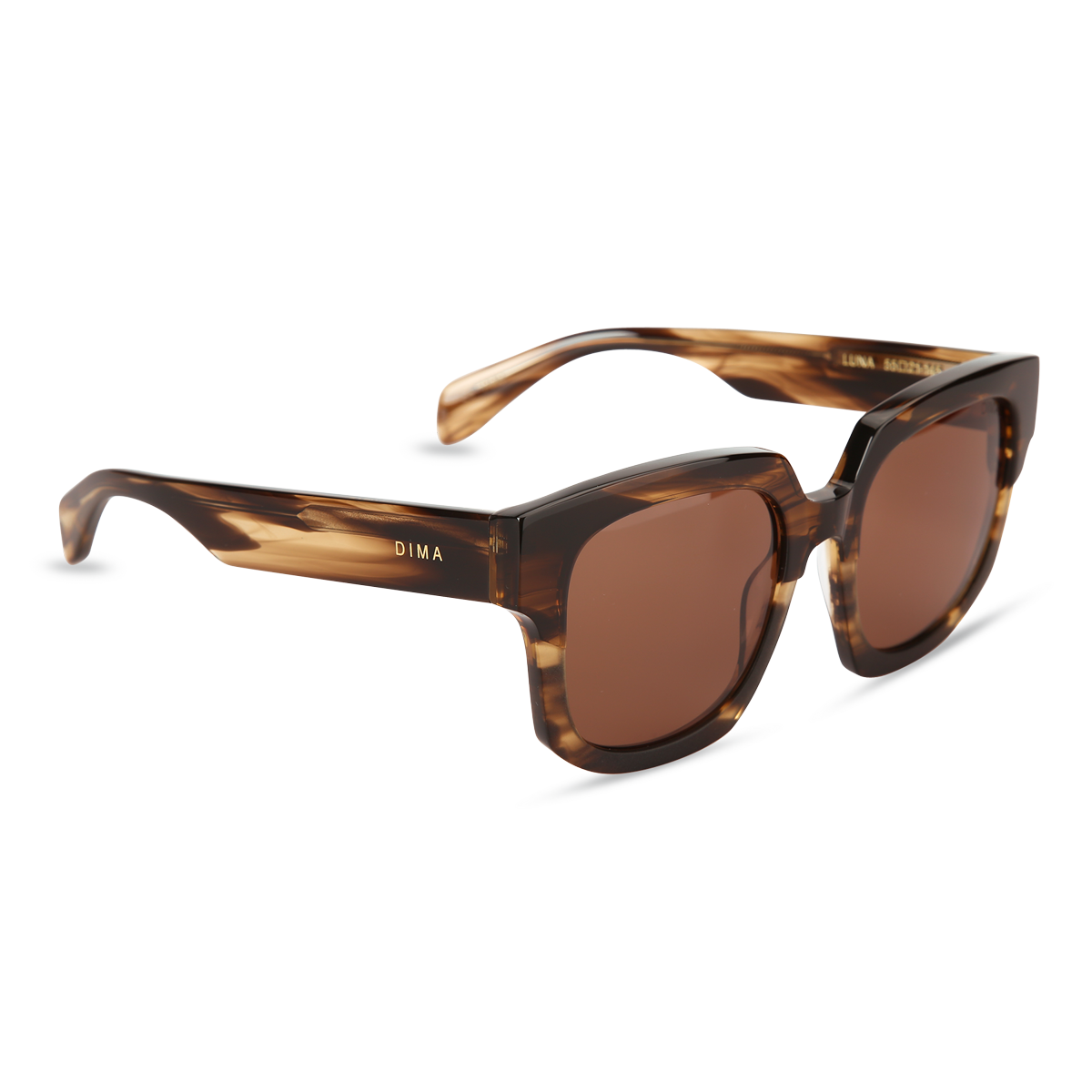 dima sunglass luna brown tortoise frame brown lens 2