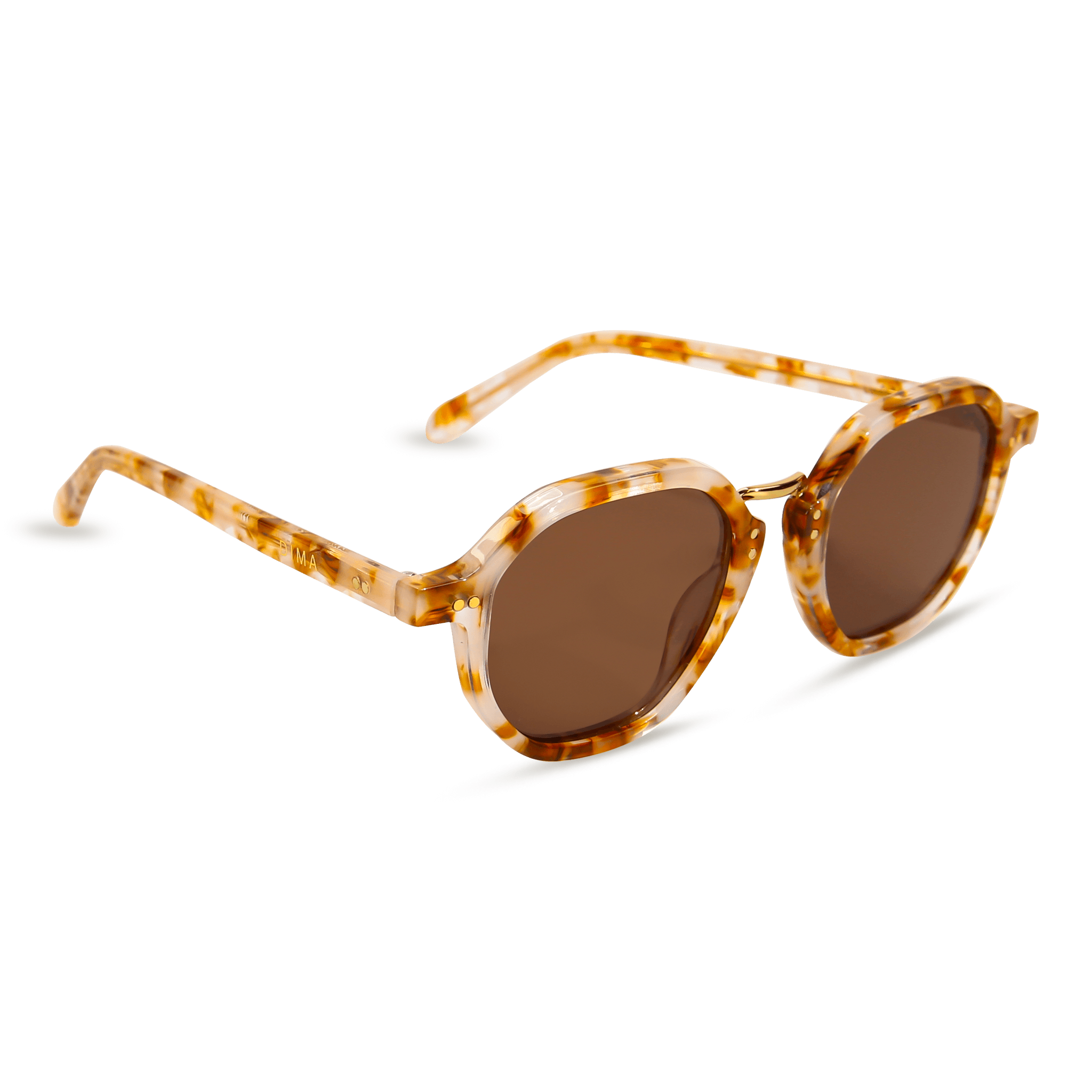 dima sunglass luxis brown pearl frame brown lens 4