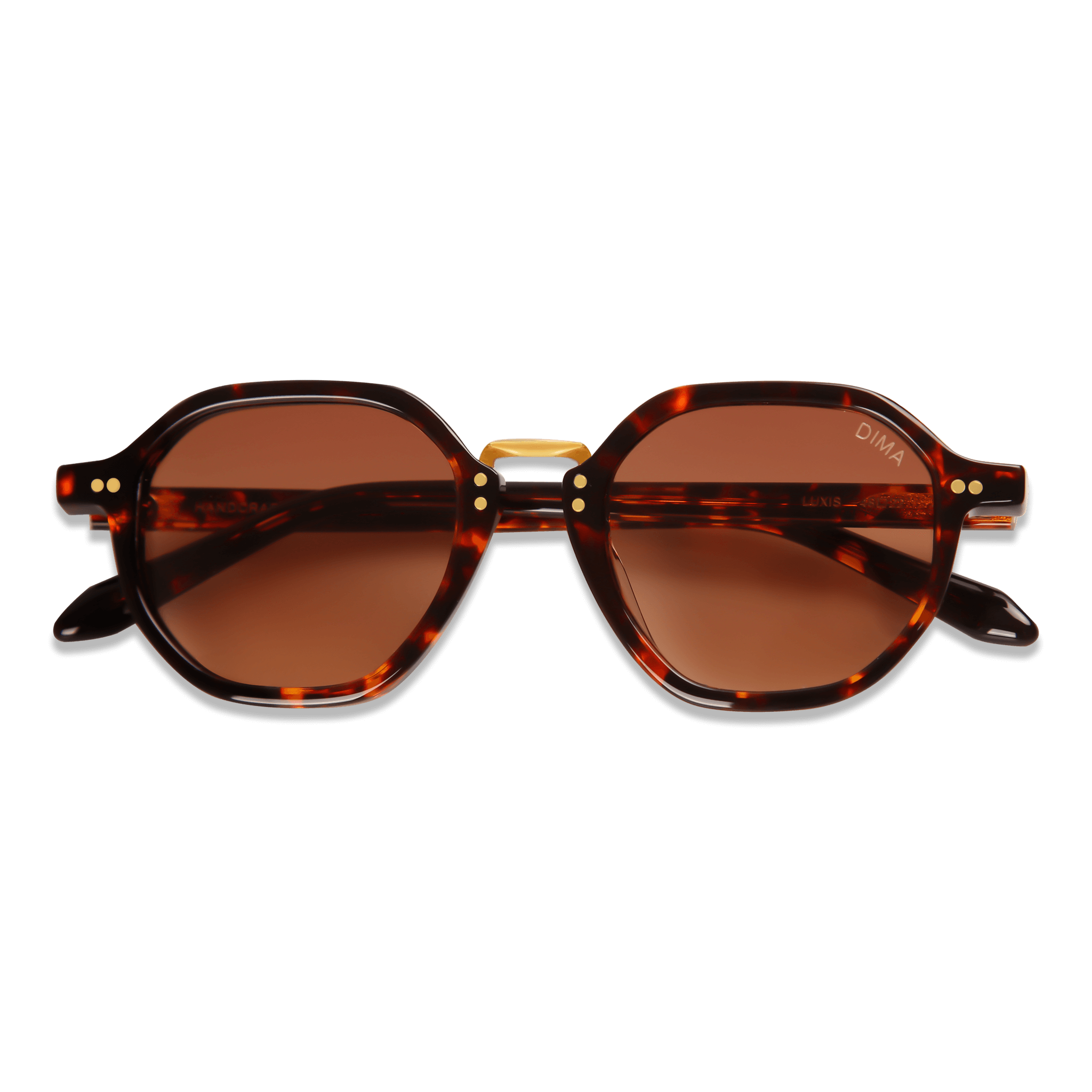 dima sunglass luxis havana frame brown gradient lens 1