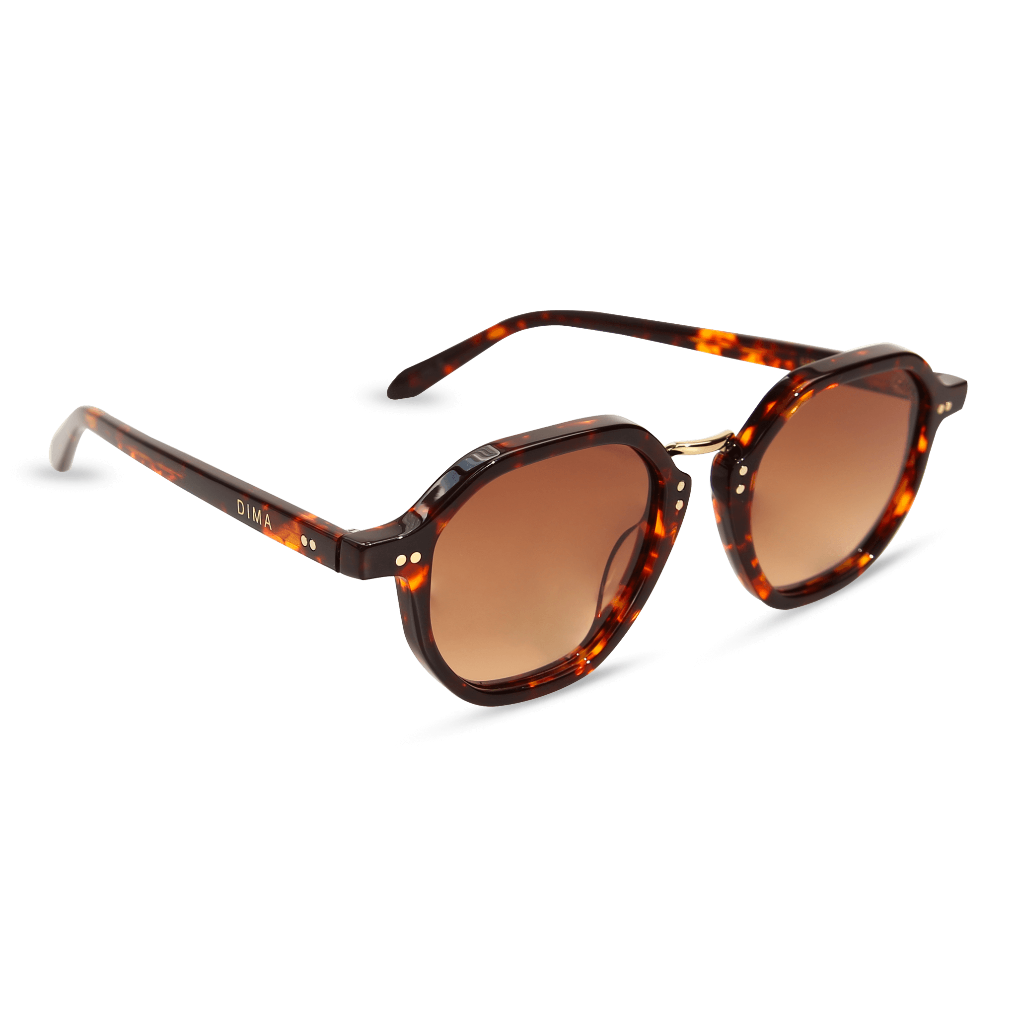 dima sunglass luxis havana frame brown gradient lens 4
