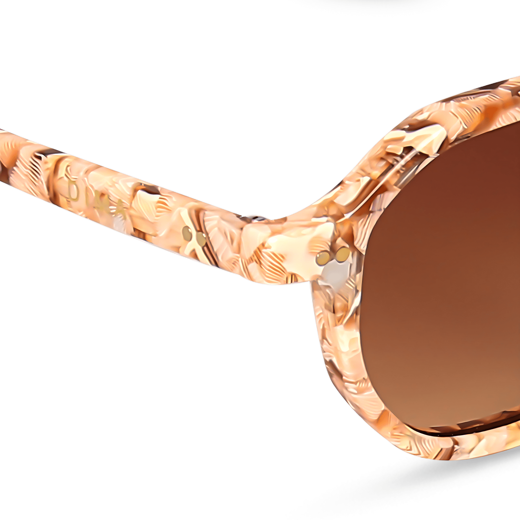 dima sunglass luxis pink pearl frame brown gradient lens 5