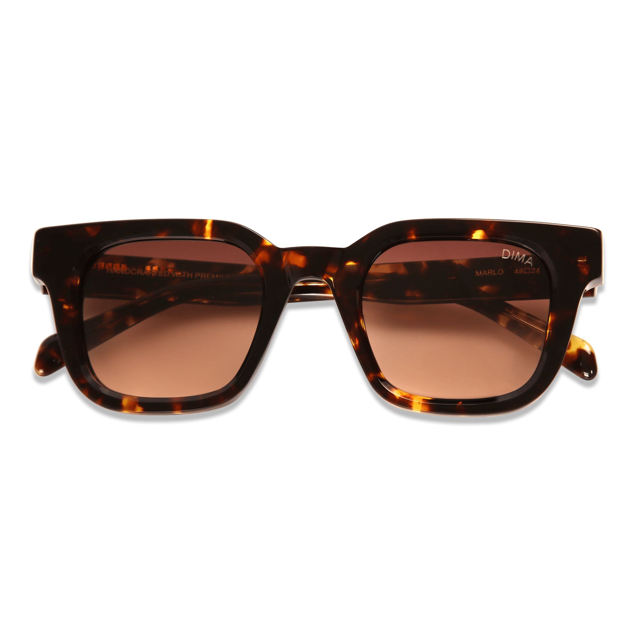 dima sunglass marlo amber tortoise frame brown gradient lens 1