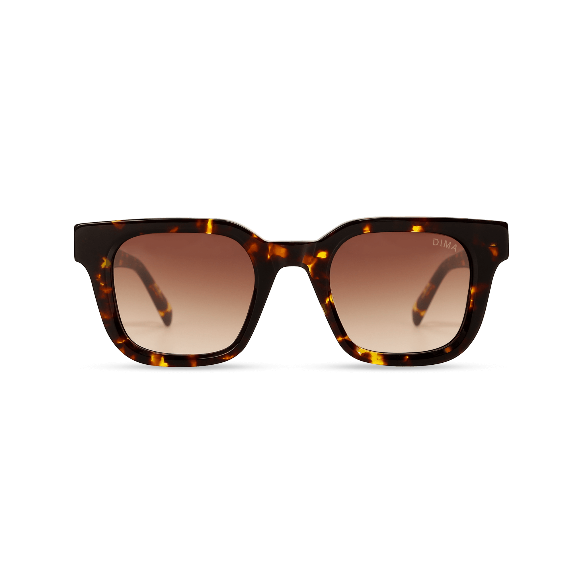 dima sunglass marlo amber tortoise frame brown gradient lens 2