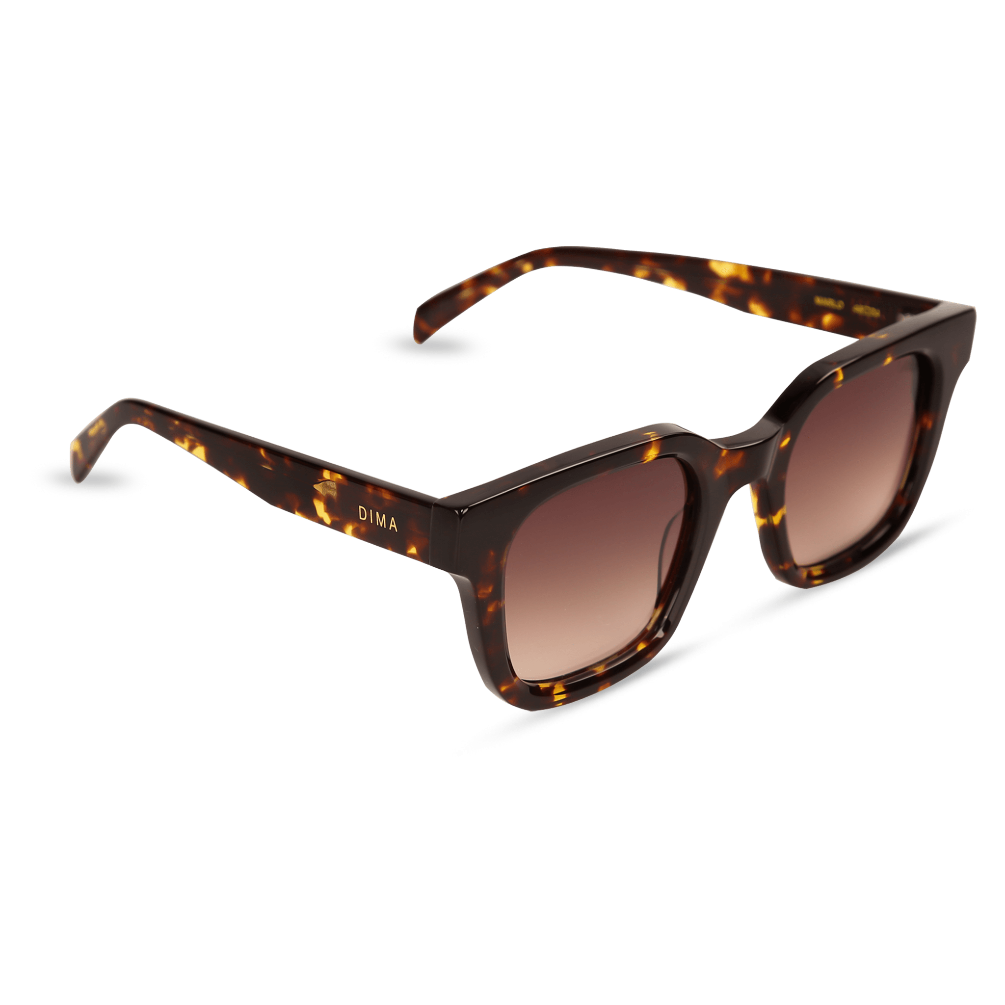 dima sunglass marlo amber tortoise frame brown gradient lens 4
