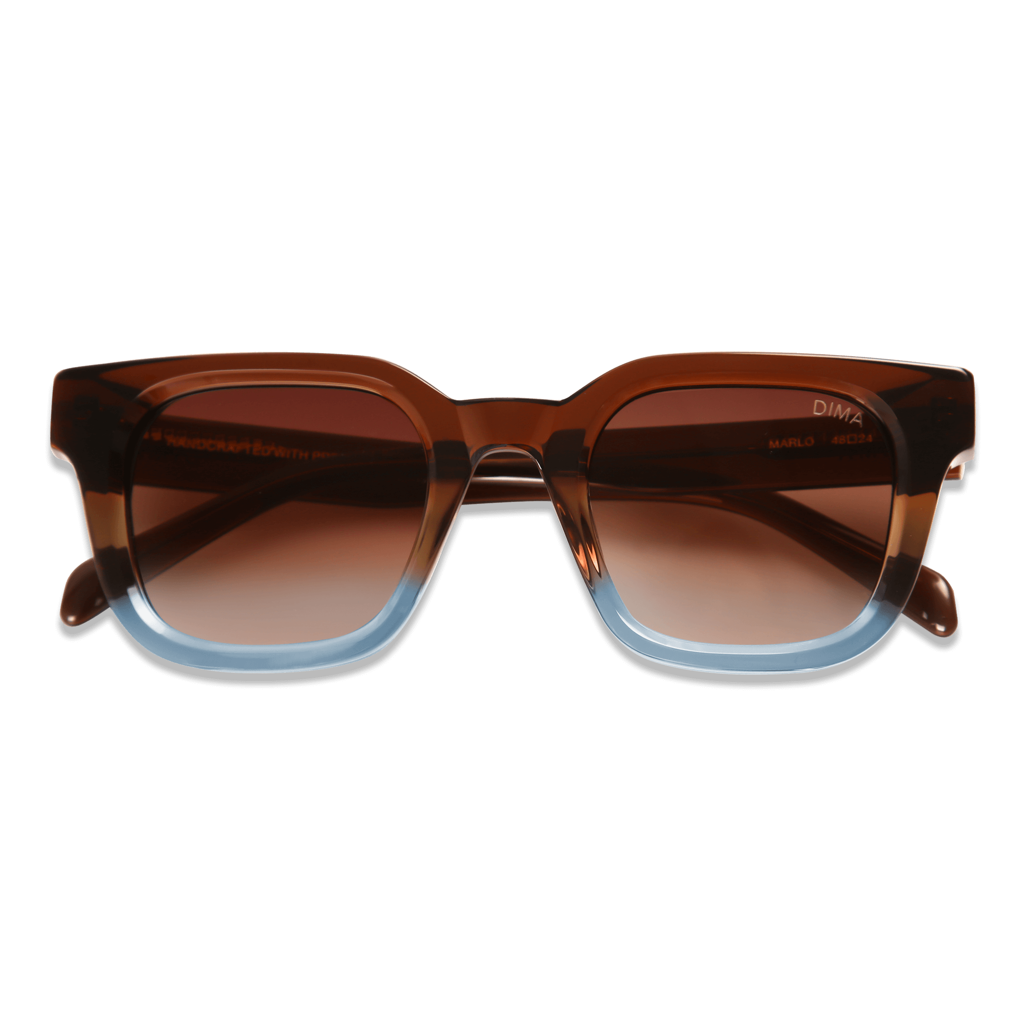 dima sunglass marlo brown grey gradient frame brown gradient lens 1