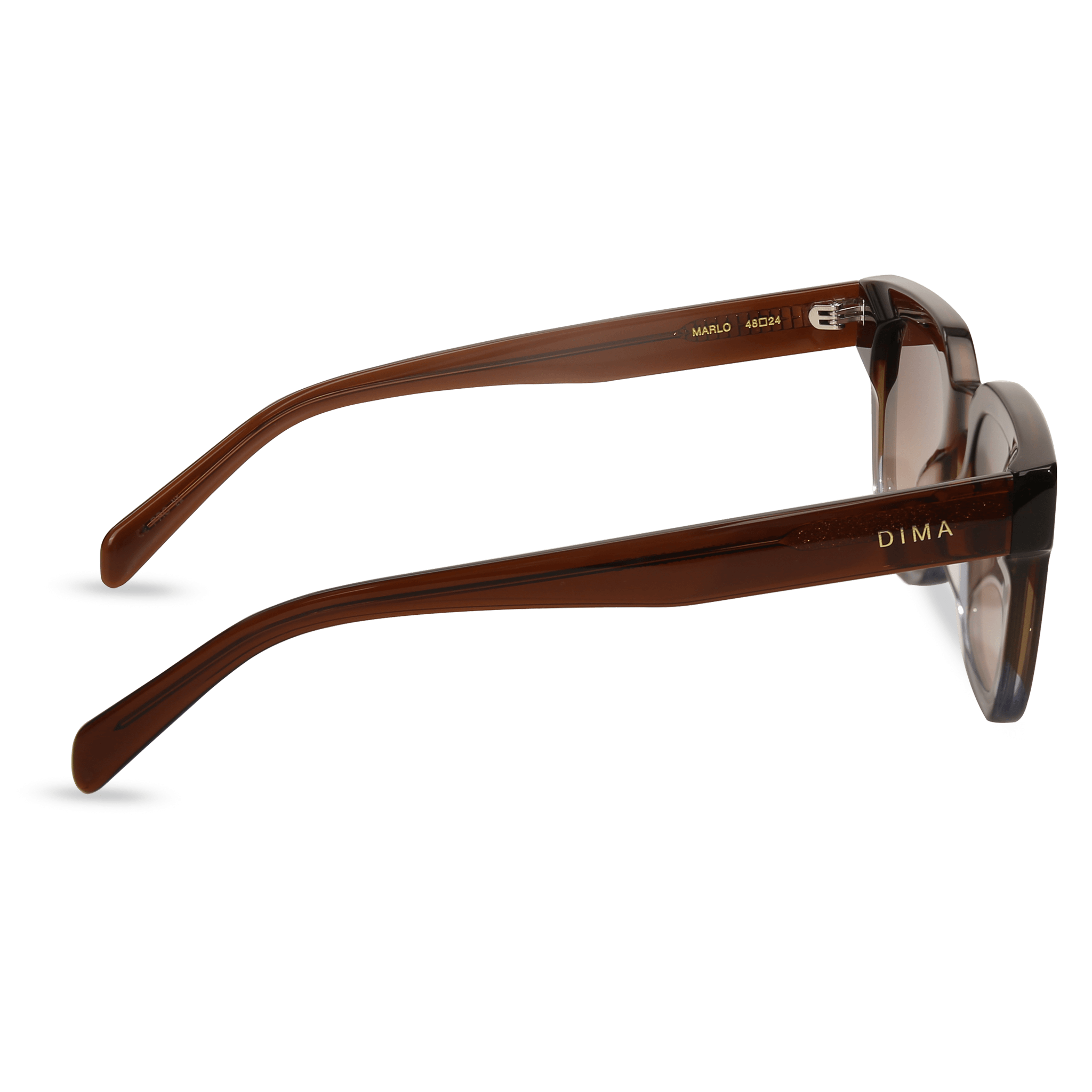 dima sunglass marlo brown grey gradient frame brown gradient lens 3