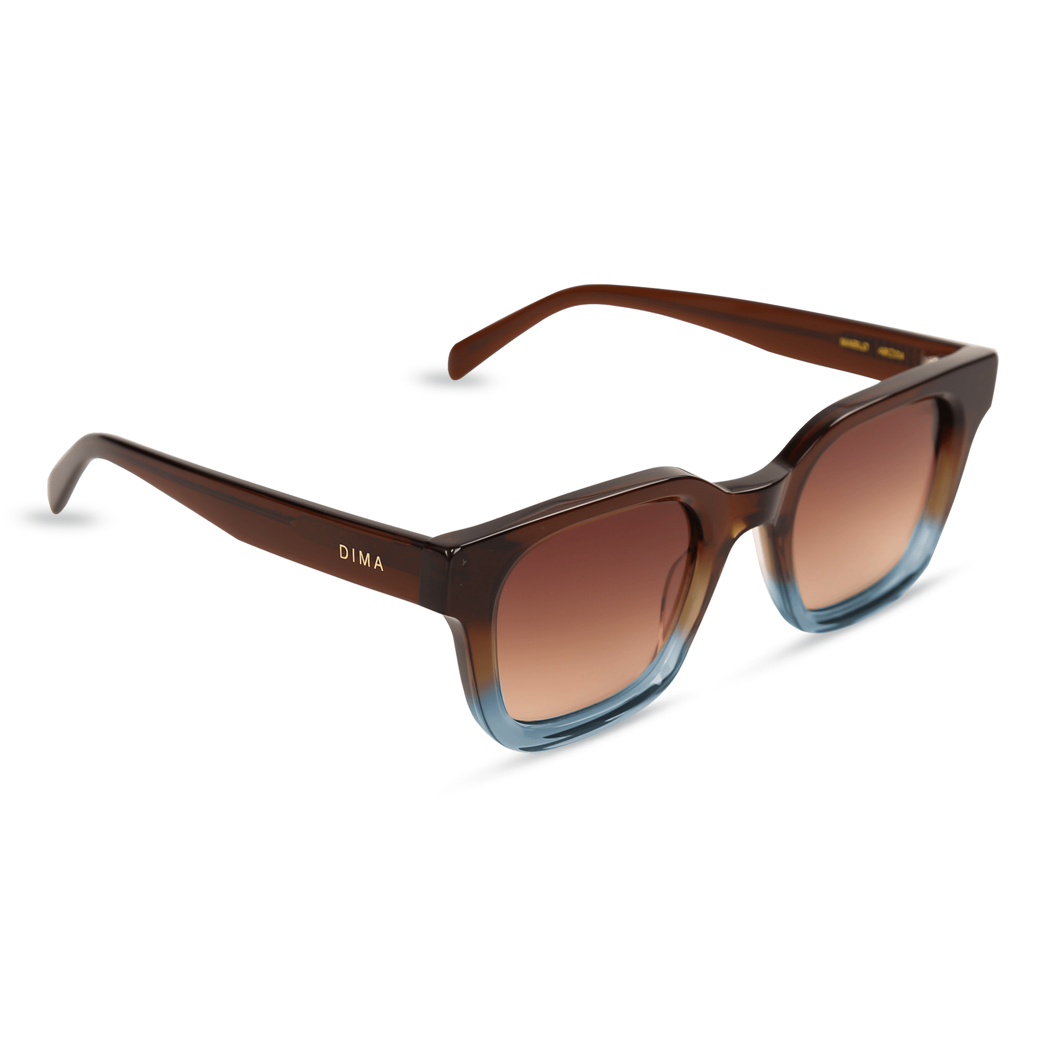 dima sunglass marlo brown grey gradient frame brown gradient lens 4