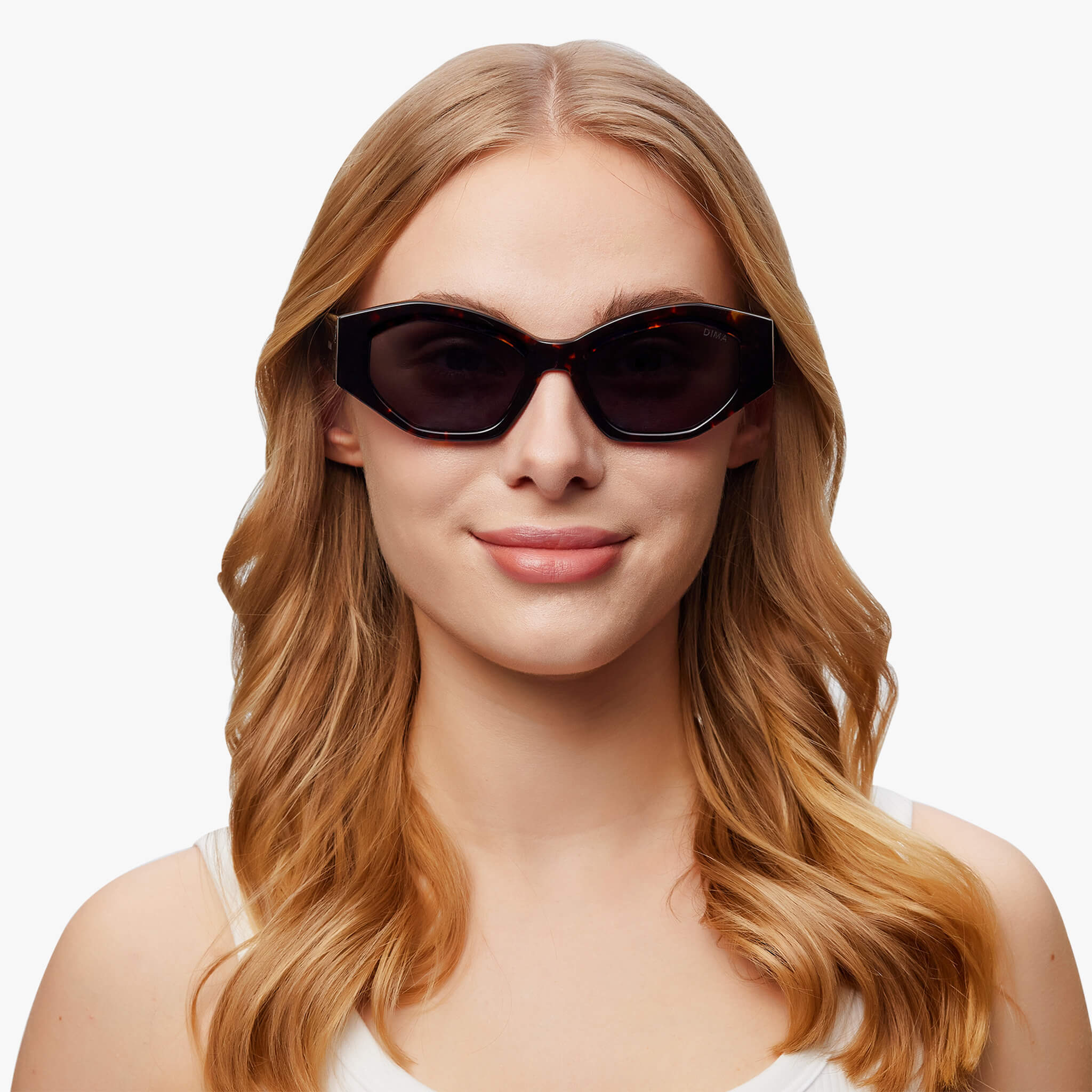 dima sunglass mia dark tortoise frame grey lens model 1