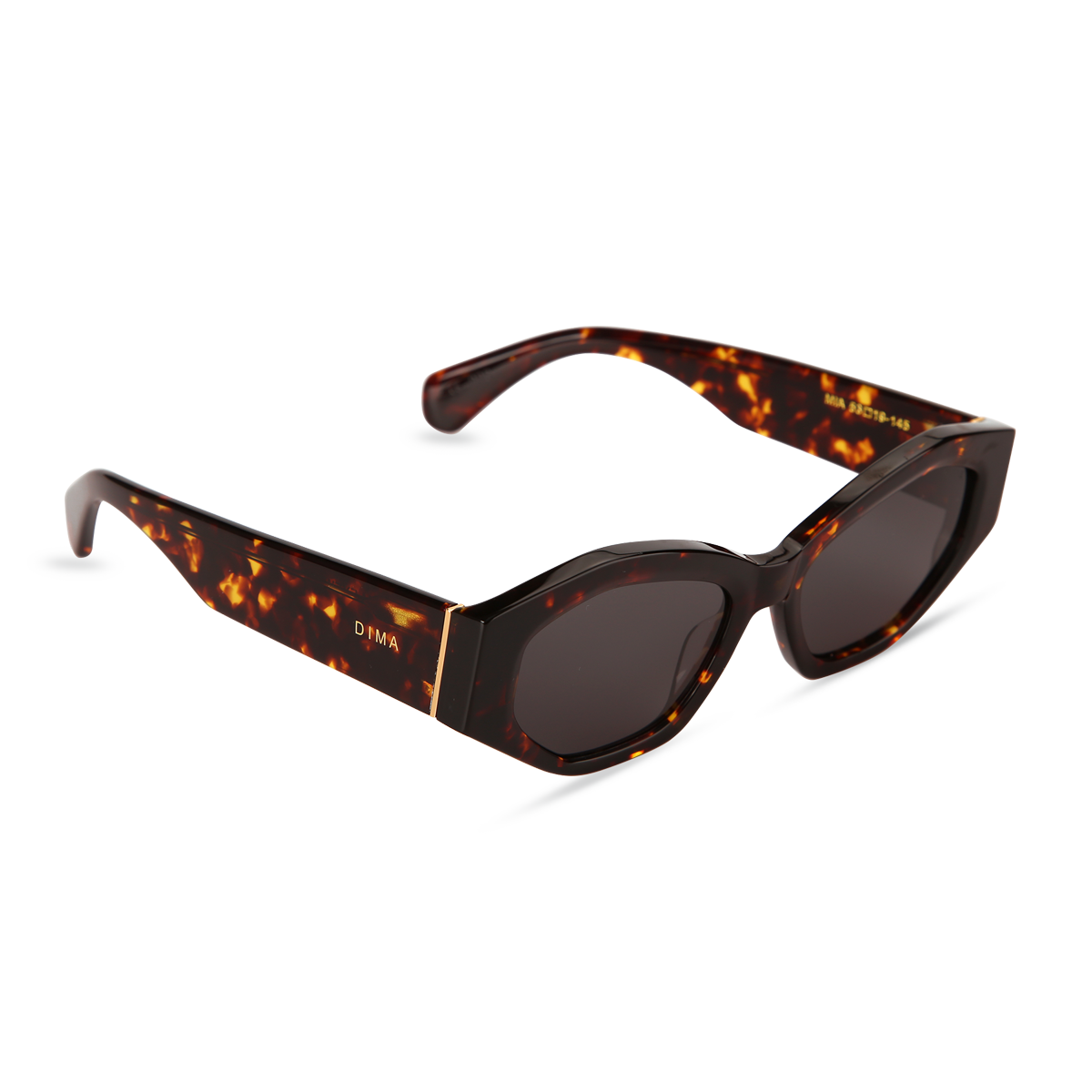 dima sunglass mia dark tortoise frame grey lens 2
