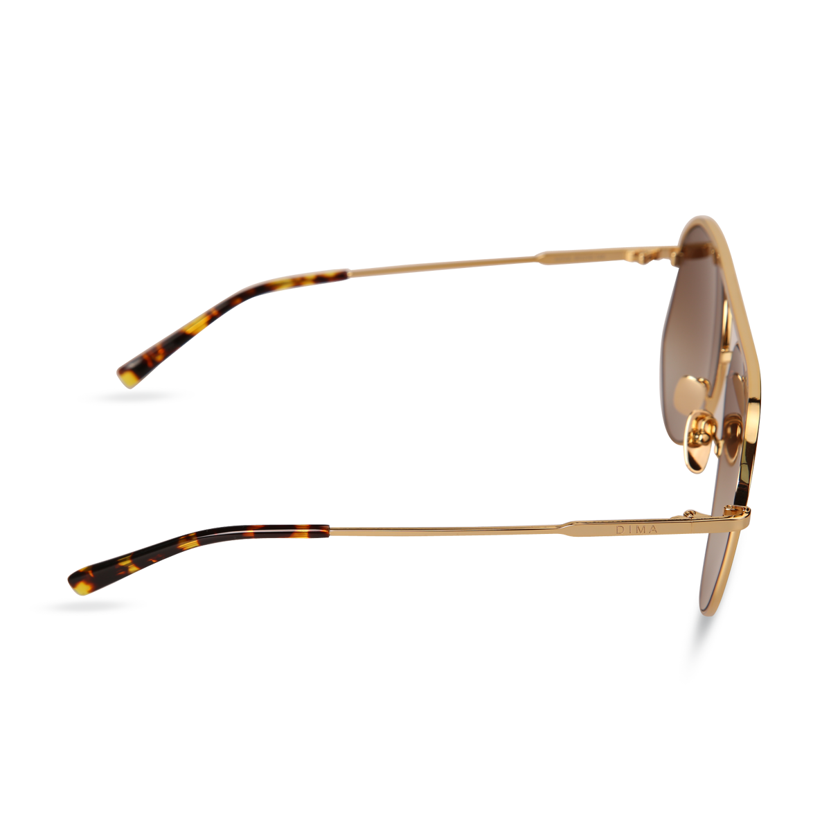 dima sunglass nova gold tortoise frame brown gradient lens 3