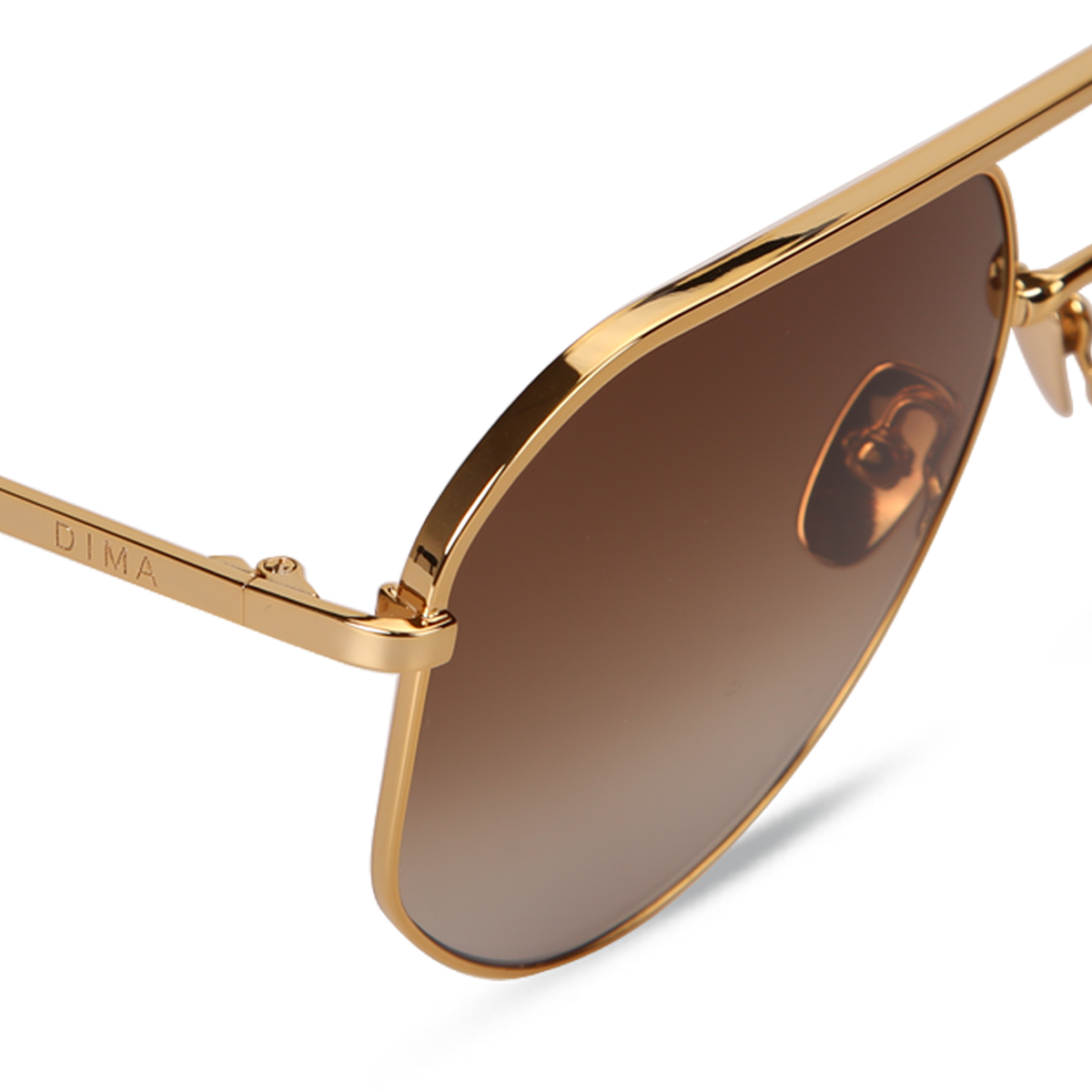 dima sunglass nova gold tortoise frame brown gradient lens 4