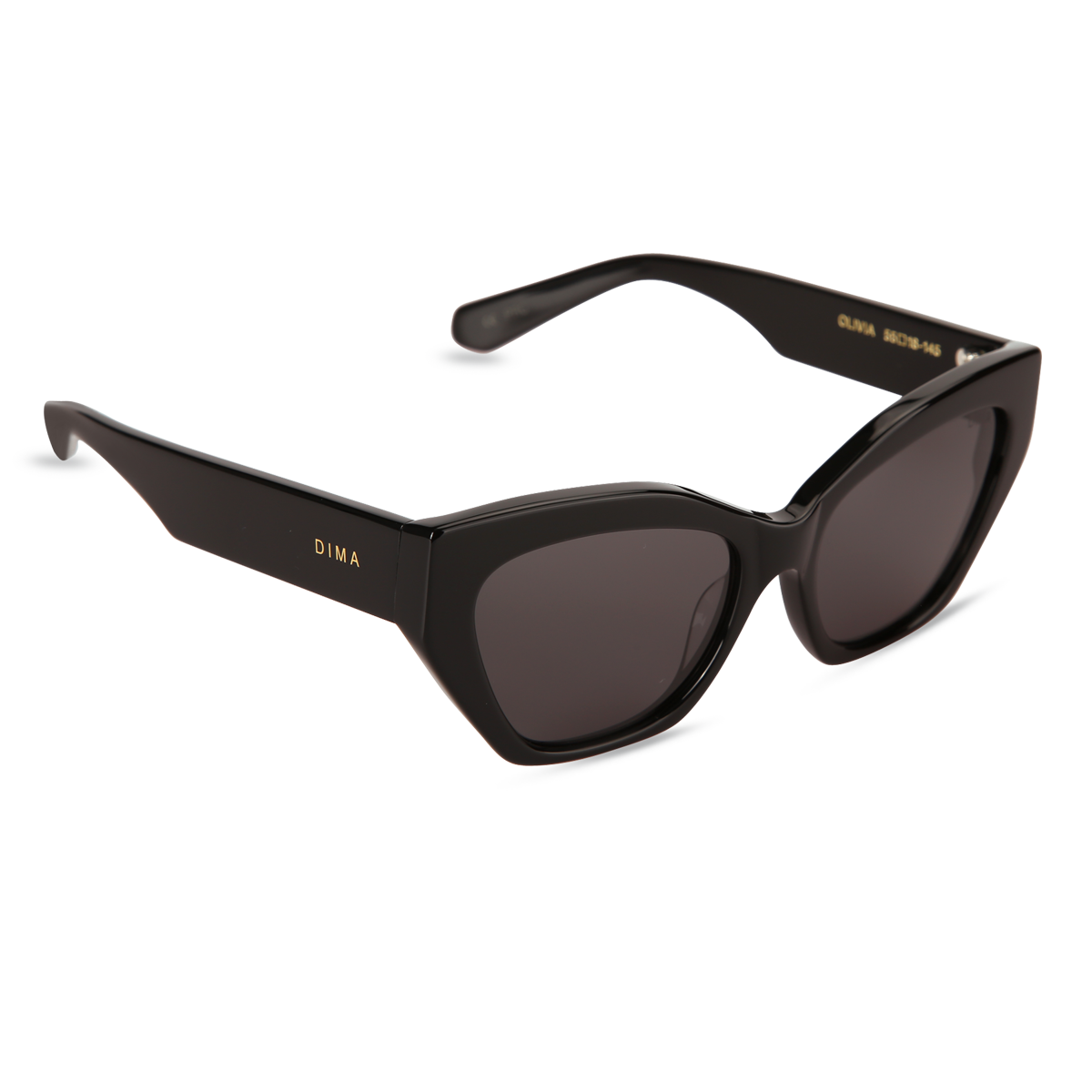dima sunglass olivia black frame grey lens 2