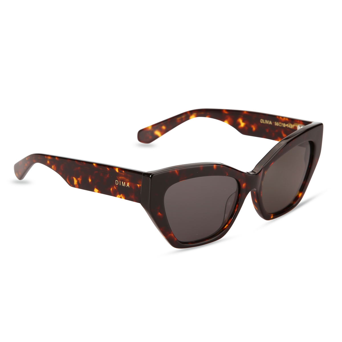 dima sunglass olivia dark tortoise frame grey lens 2