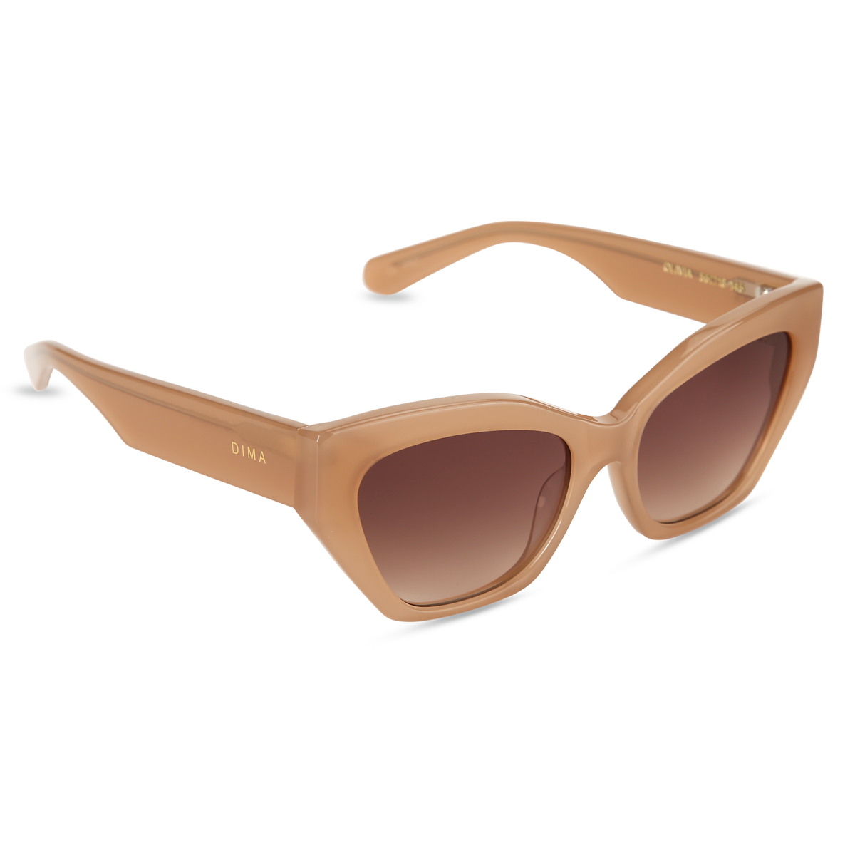 dima sunglass olivia honey marple frame brown gradient lens 2