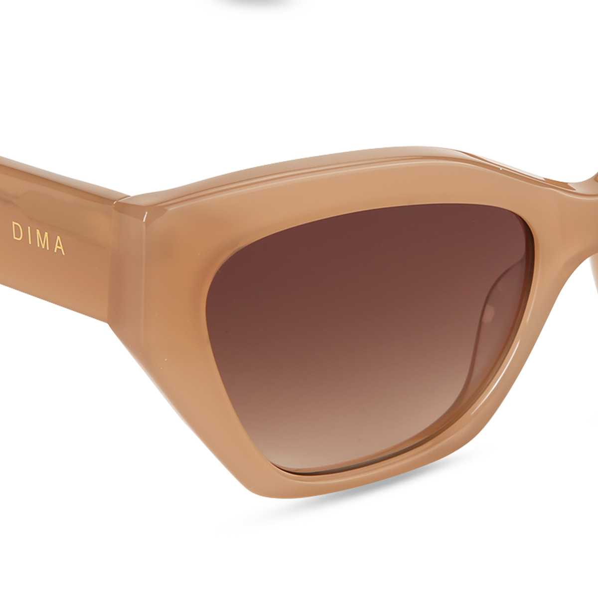 dima sunglass olivia honey marple frame brown gradient lens 4