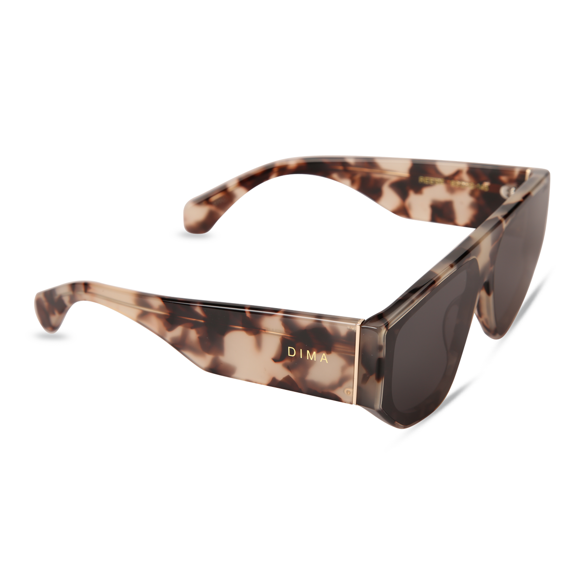 dima sunglass reese cream tortoise frame grey lens 2