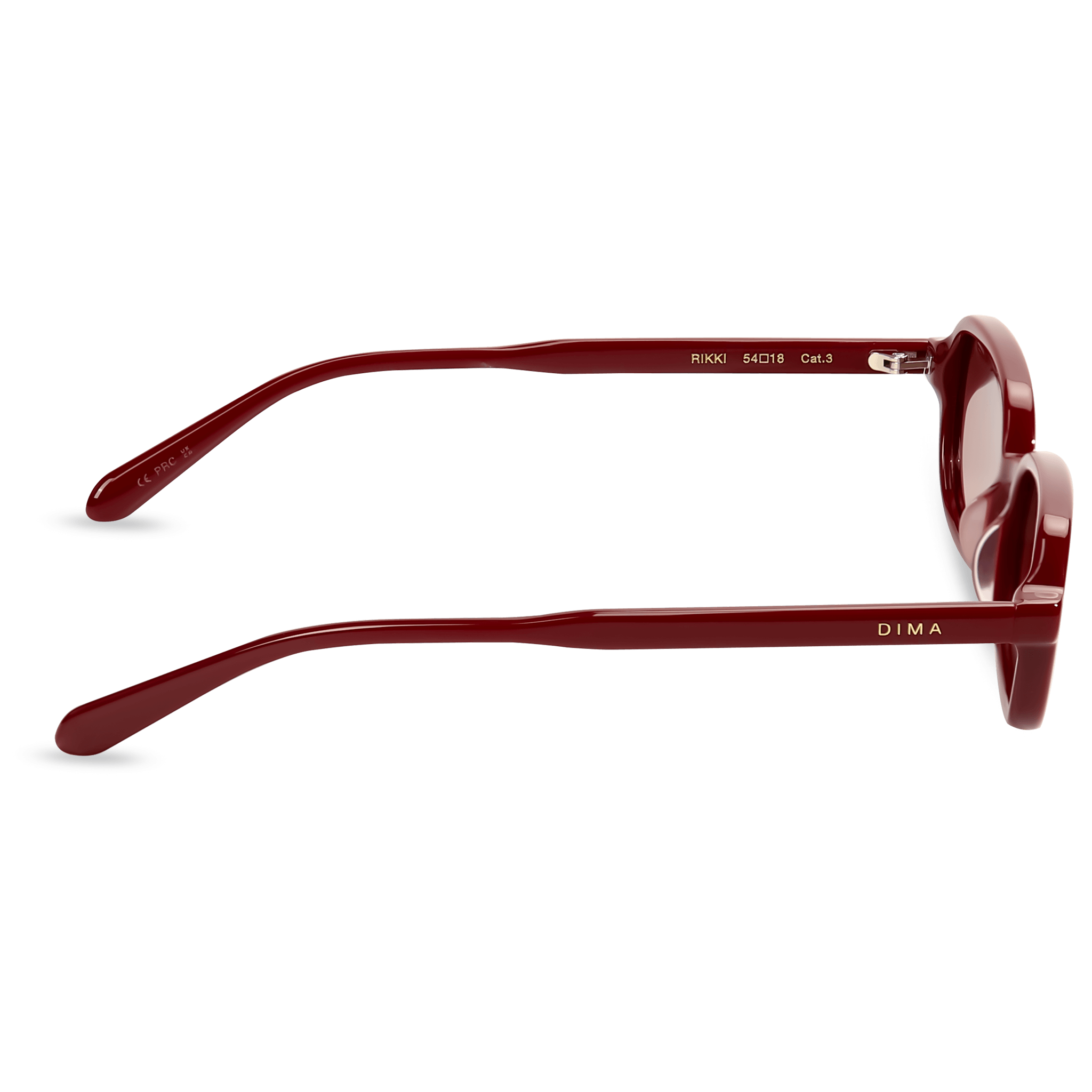 dima sunglass rikki burgundy frame wine Gradient Lens 3