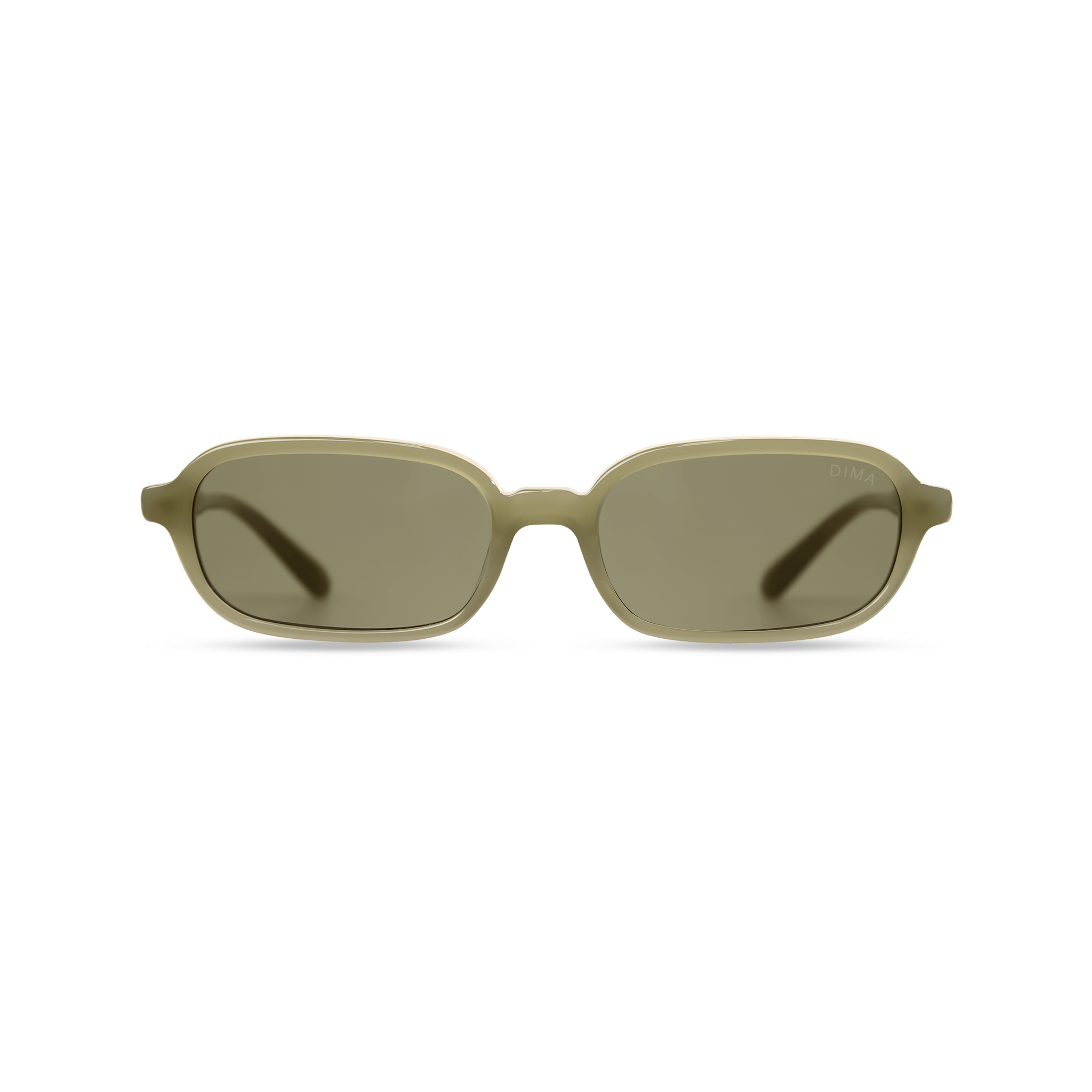 dima sunglass rikki milky light olive frame olive lens 1