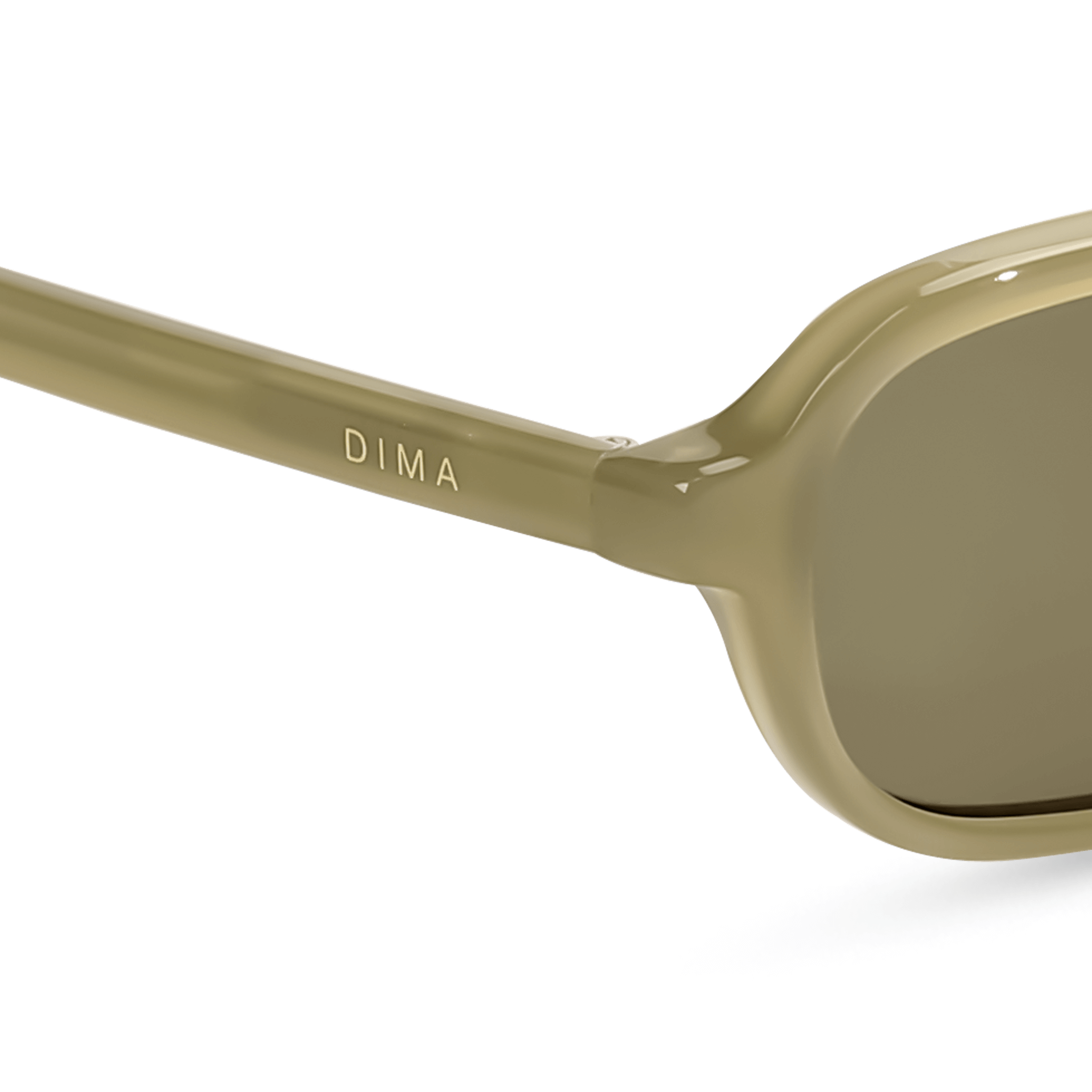 dima sunglass rikki milky light olive frame olive lens 4