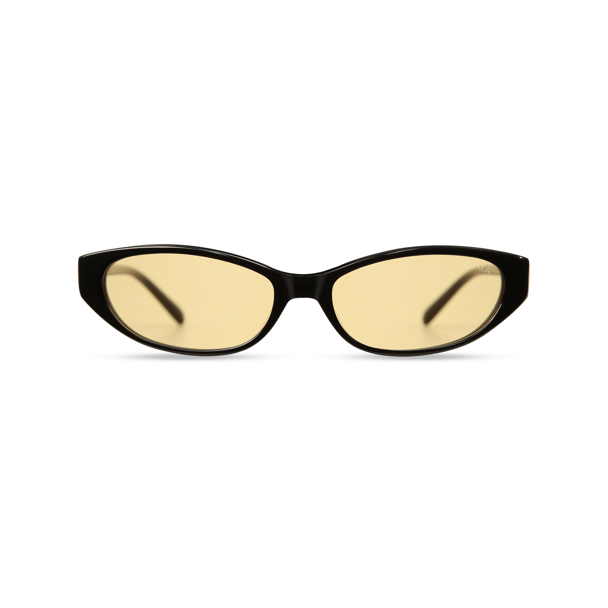 dima sunglass sammi black frame yellow lens 1