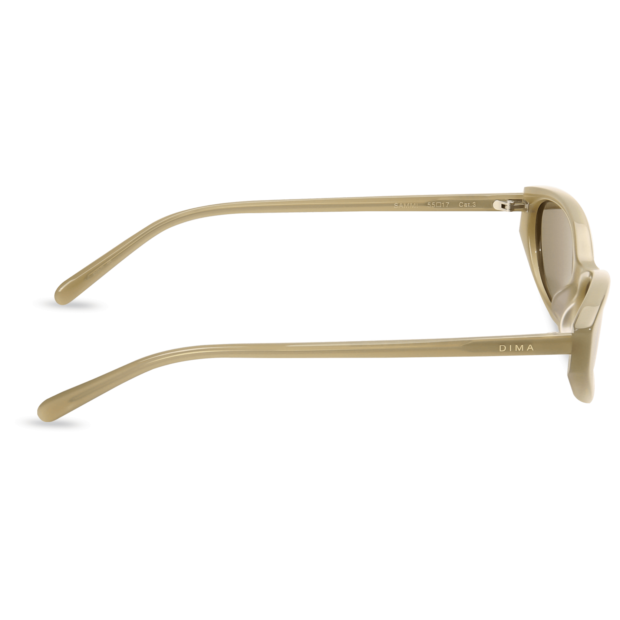 dima sunglass sammi milky light olive frame olive lens 3